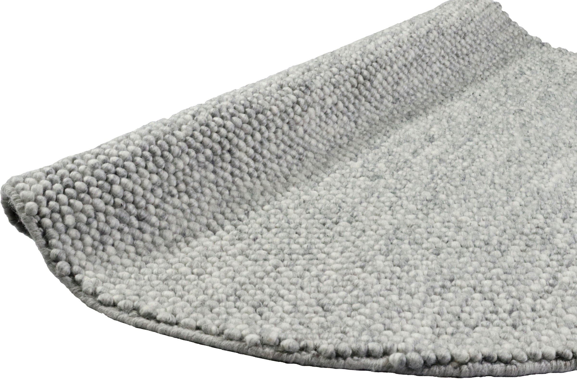LeGer Home by Lena Gercke Teppich »Ainhoa, handgewebt, Wolle«, rund, 12 mm Höhe, Handweb Teppich, Wohnzimmer, Schlafzimmer, Esszimmer