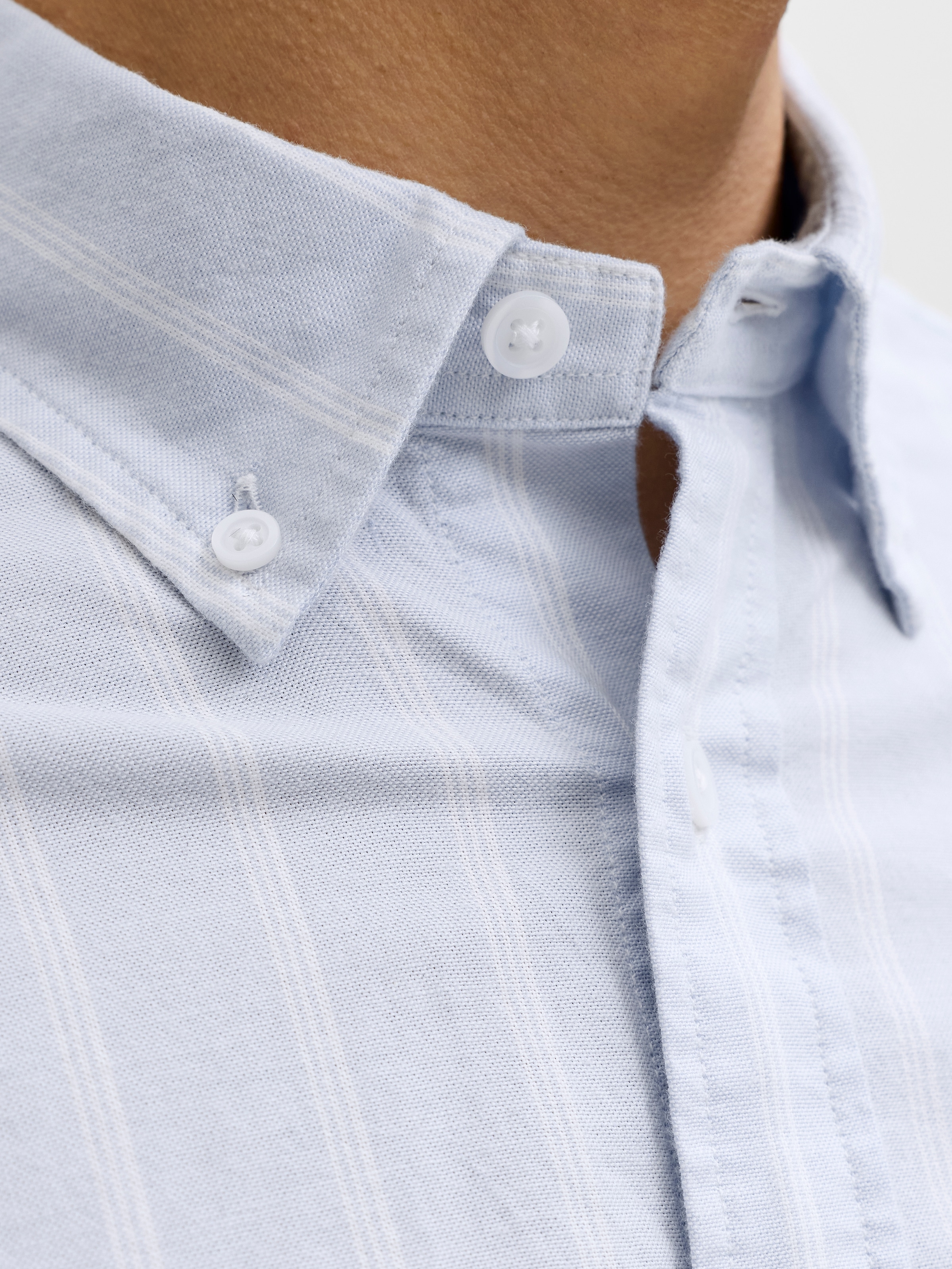Jack & Jones Chemise à manches longues »JPRBLUHARVEY OXFORD L/S SHIRT SN« coton, coupe régulière
