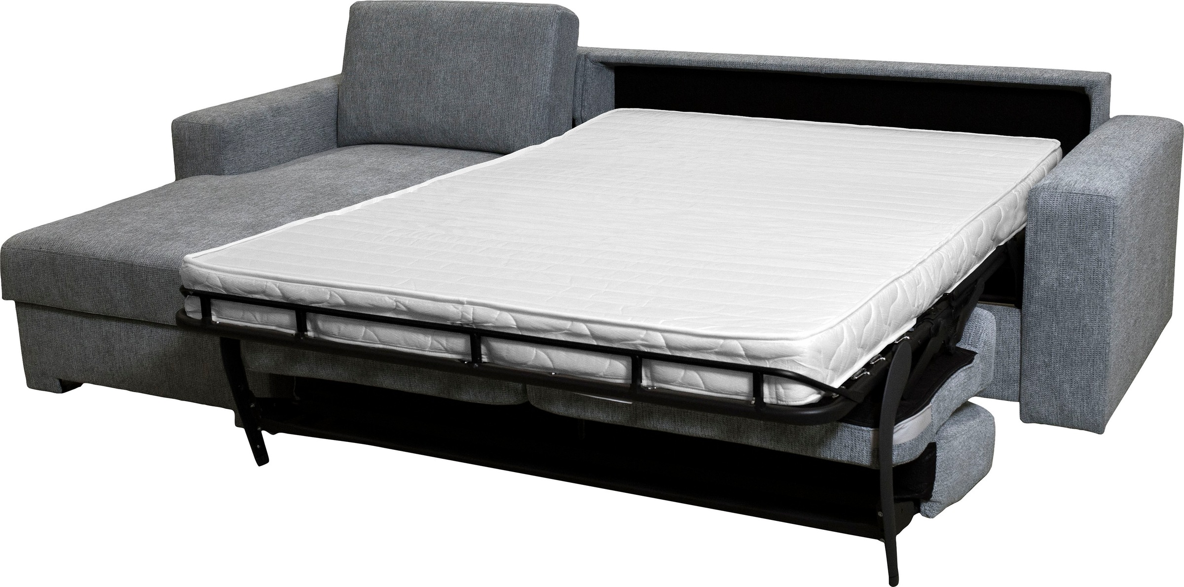 Home affaire Ecksofa »Roma "M" Matratzenhöhe 14 cm, Dauerschlaffunktion, mit Unterfederung,«, Liegemasse ca 143x198 cm, L-Form