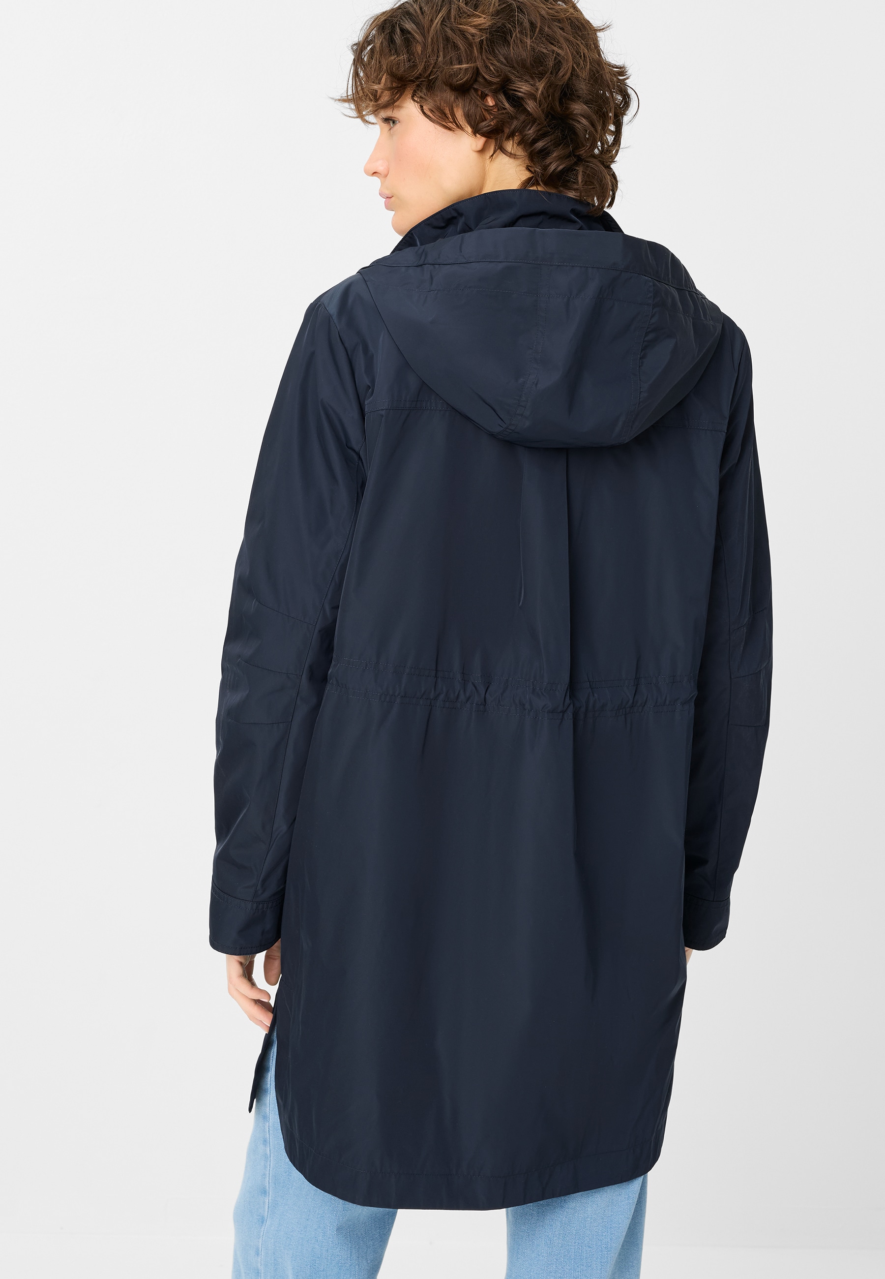 Fuchs Schmitt Kurzmantel abnehmbare Kapuze, Regular Fit, verdeckter Reissverschluss