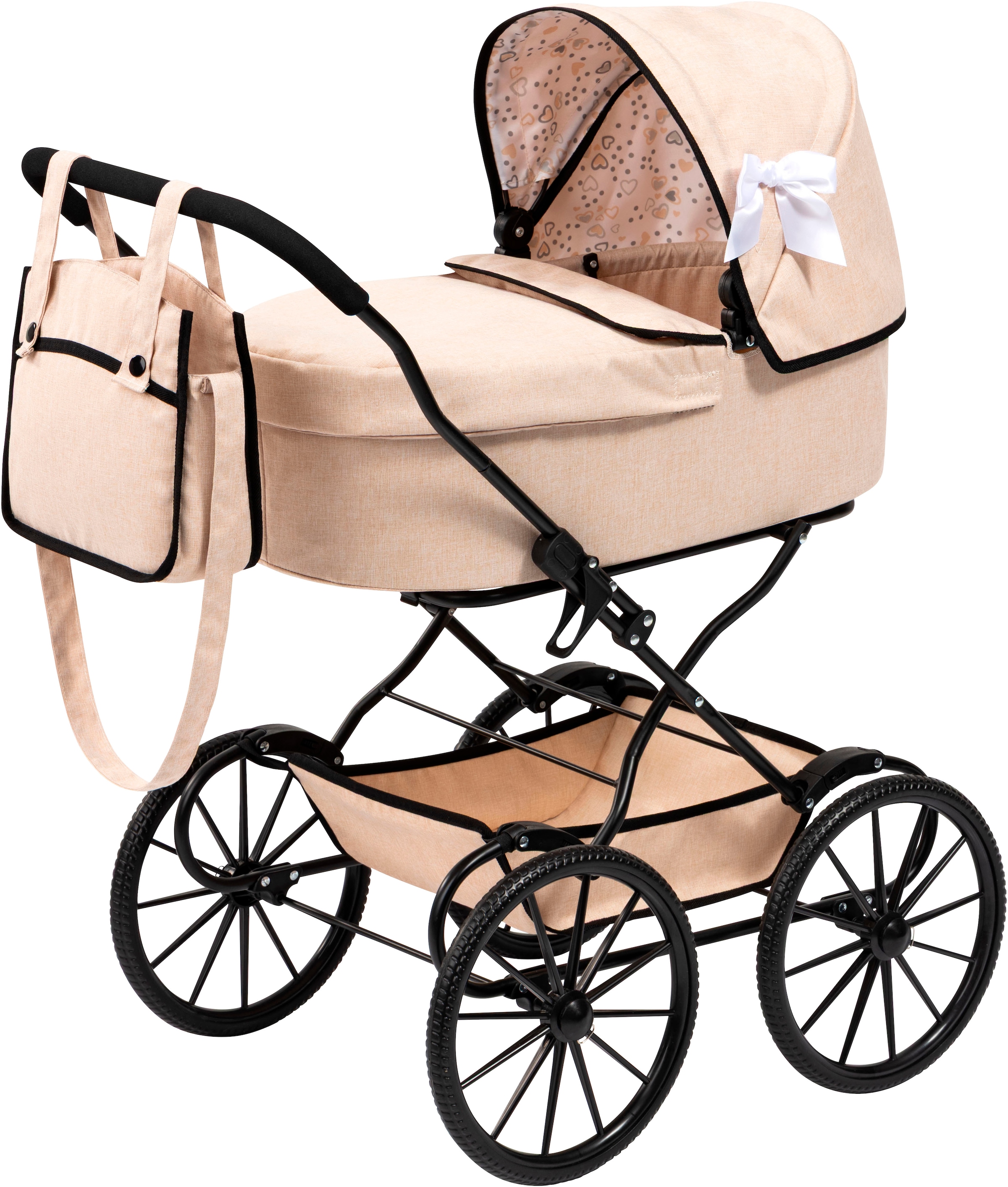 Bayer Poussette de poupée »nostalgisch« inklusive Umhängetasche
