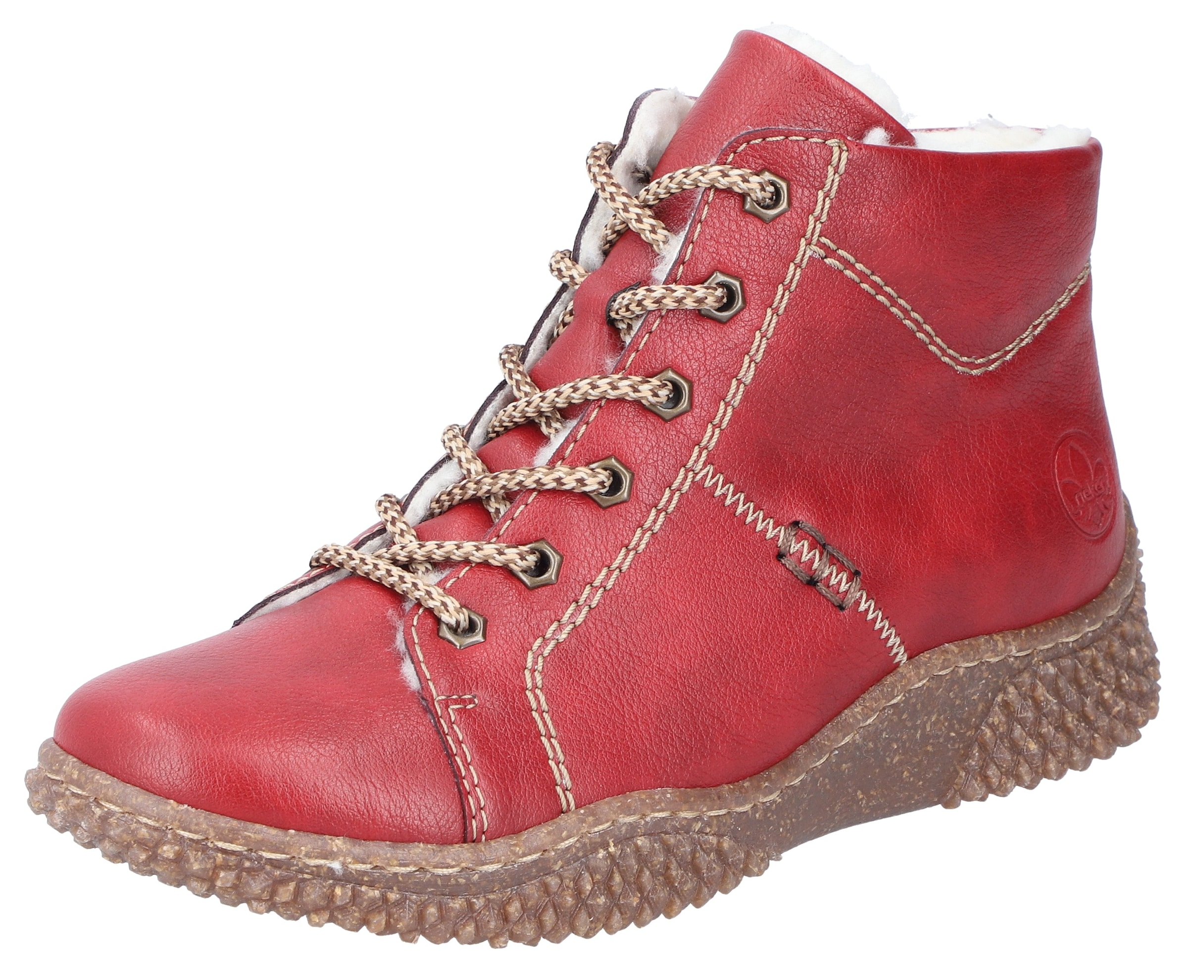 Image of Rieker Winterboots Schnürboots, Stiefelette, High Top Sneaker mit Innenreissverschluss