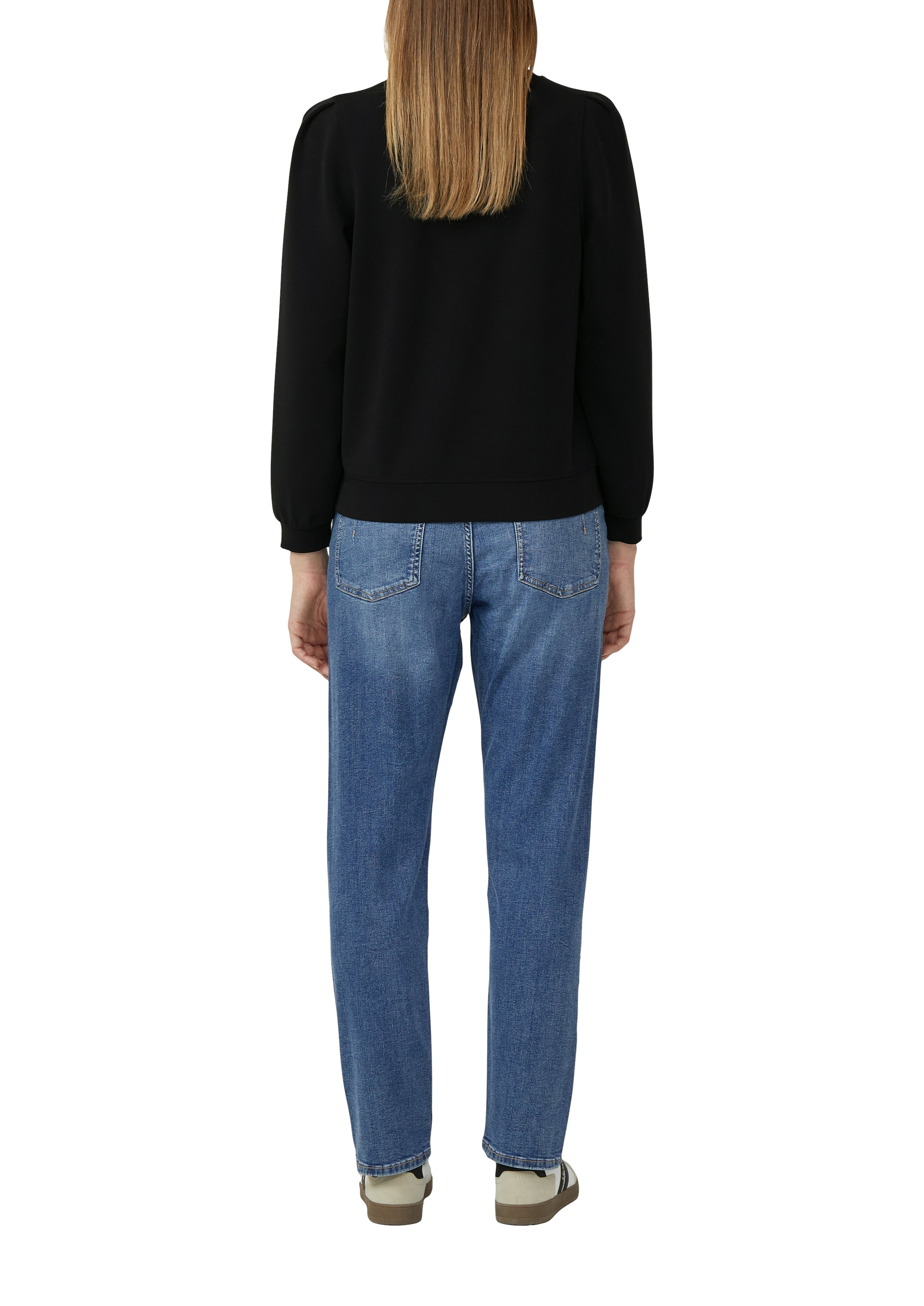 s.Oliver Sweatshirt mit Bündchen