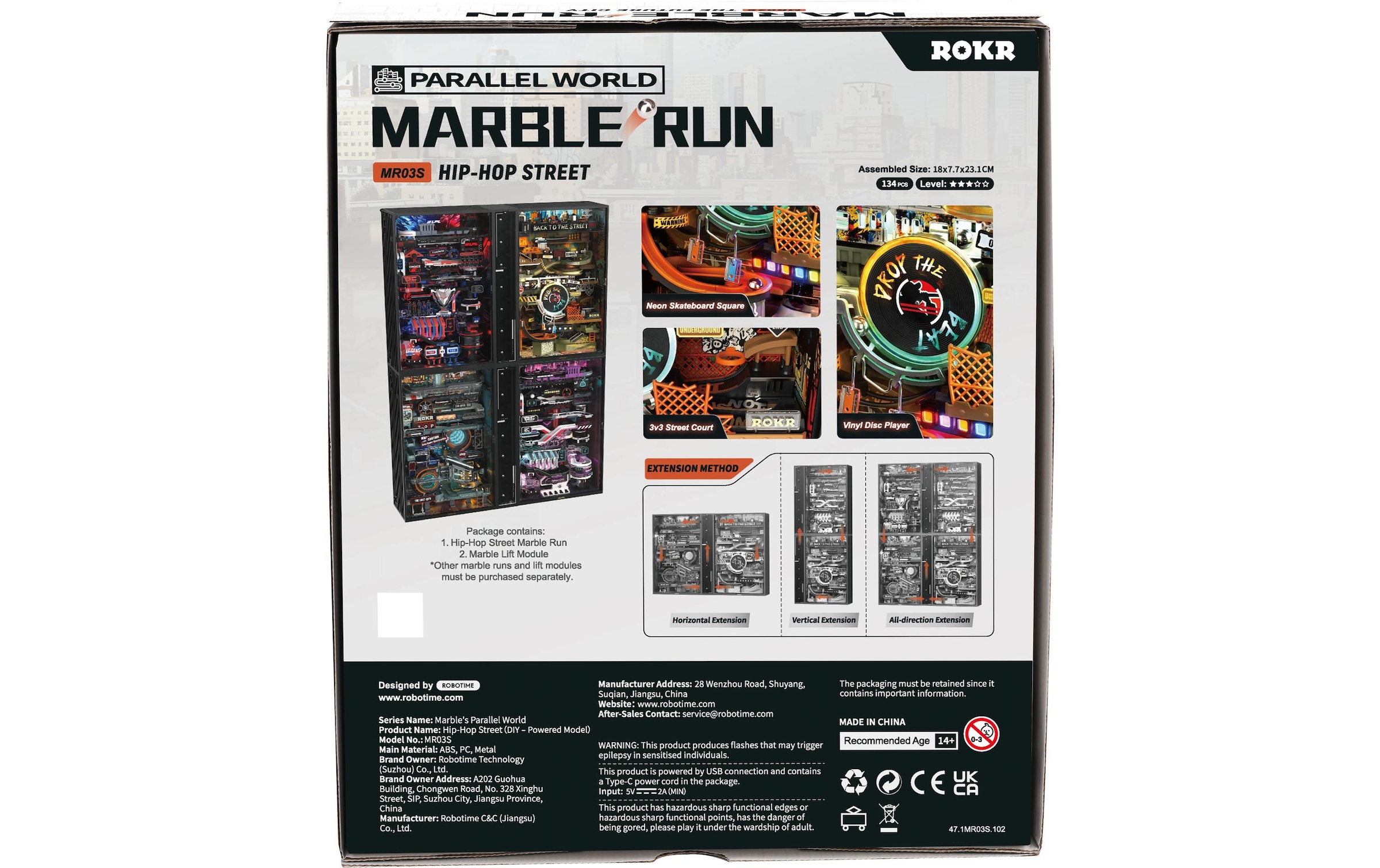   Kit de modèles réduits »RoboTime Hip-Hop Street«