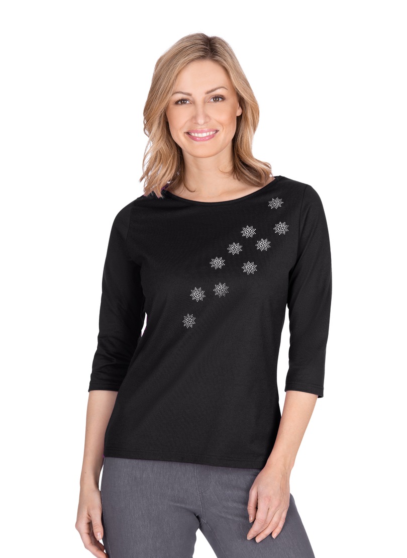 Image of Trigema Print-Shirt, mit Motiv aus Glitzersteinen bei Ackermann Versand Schweiz