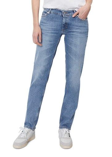 Marc O'Polo 5-Pocket-Jeans »Denim trouser, straight fit, regular length, mid waist«
