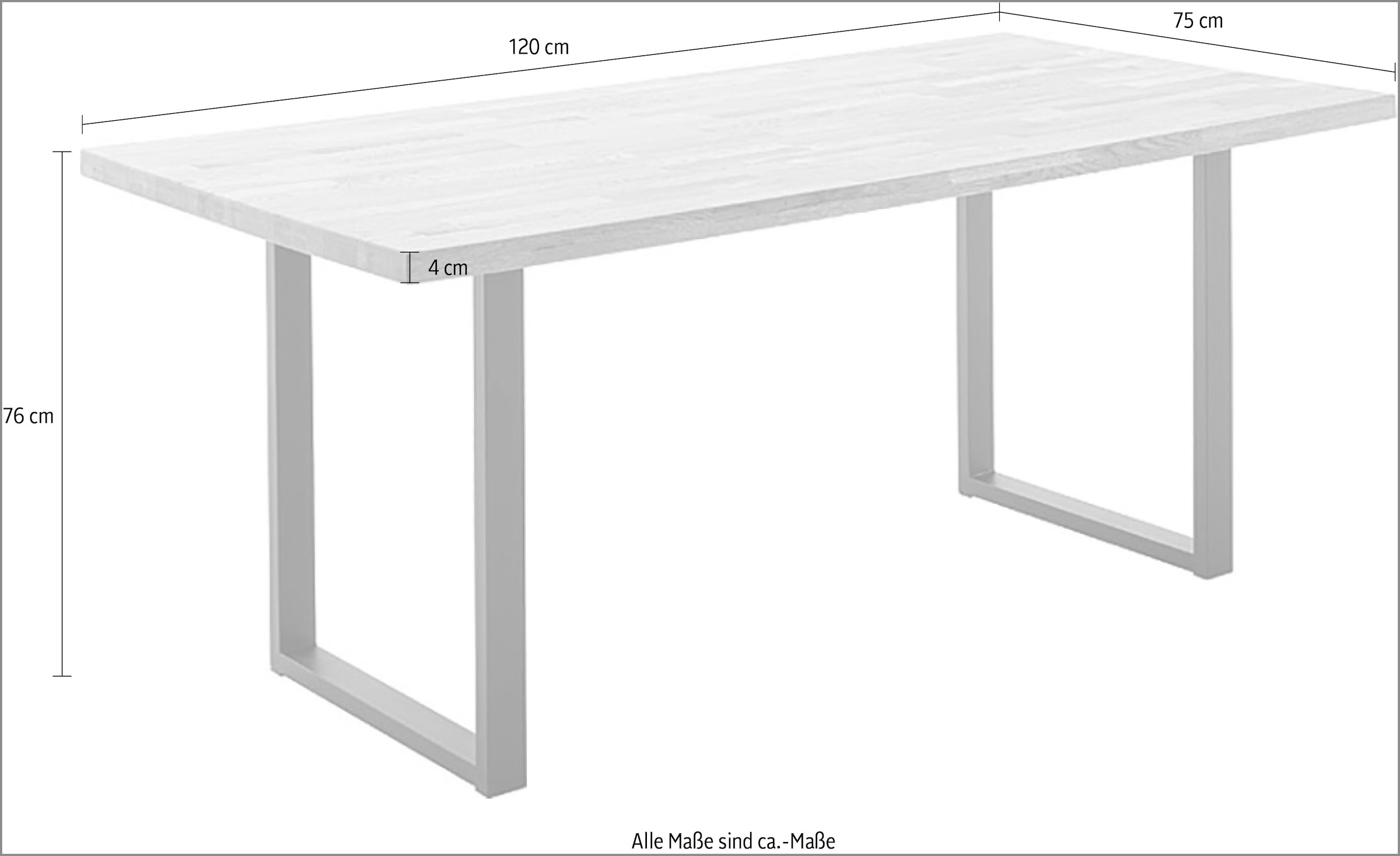 MCA living Table de salle à manger »Zeballos Esstisch« 1 cuis tlg.