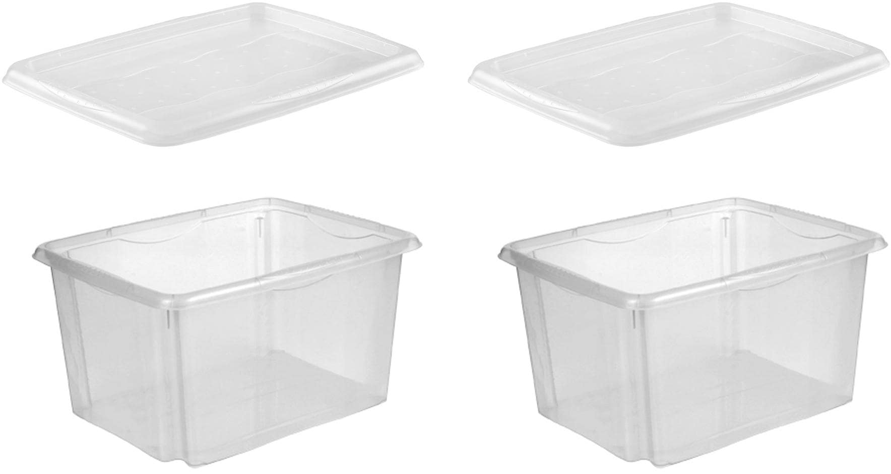 Image of keeeper Organizer "emil" Aufbewahrungsbox, 24 L, mit Deckel, hochwertiger Kunststoff