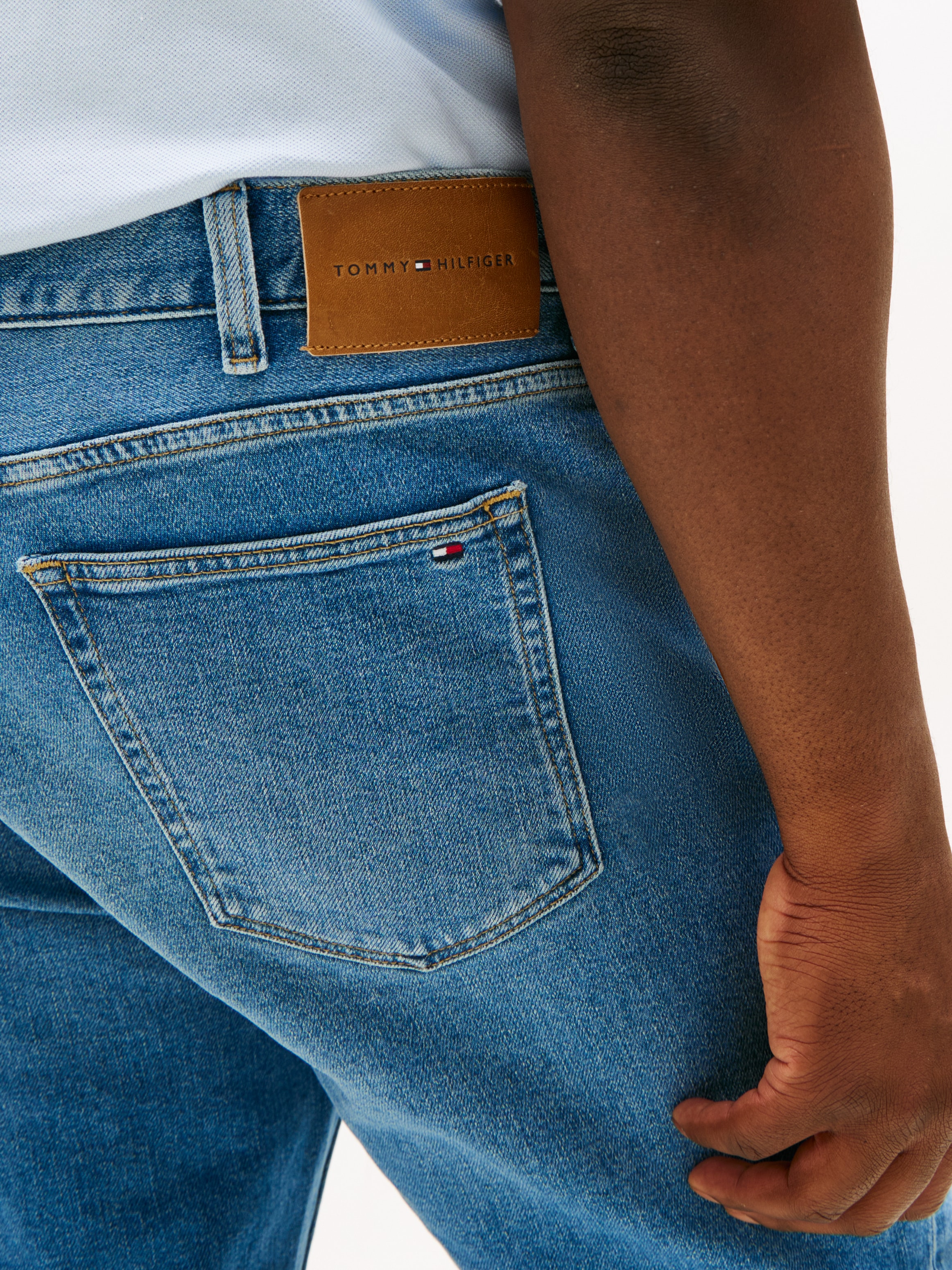 Tommy Hilfiger Big & Tall Gerade Jeans »BT-RGL MADISON STR BENNET BLUE-B«, Grosse Grössen