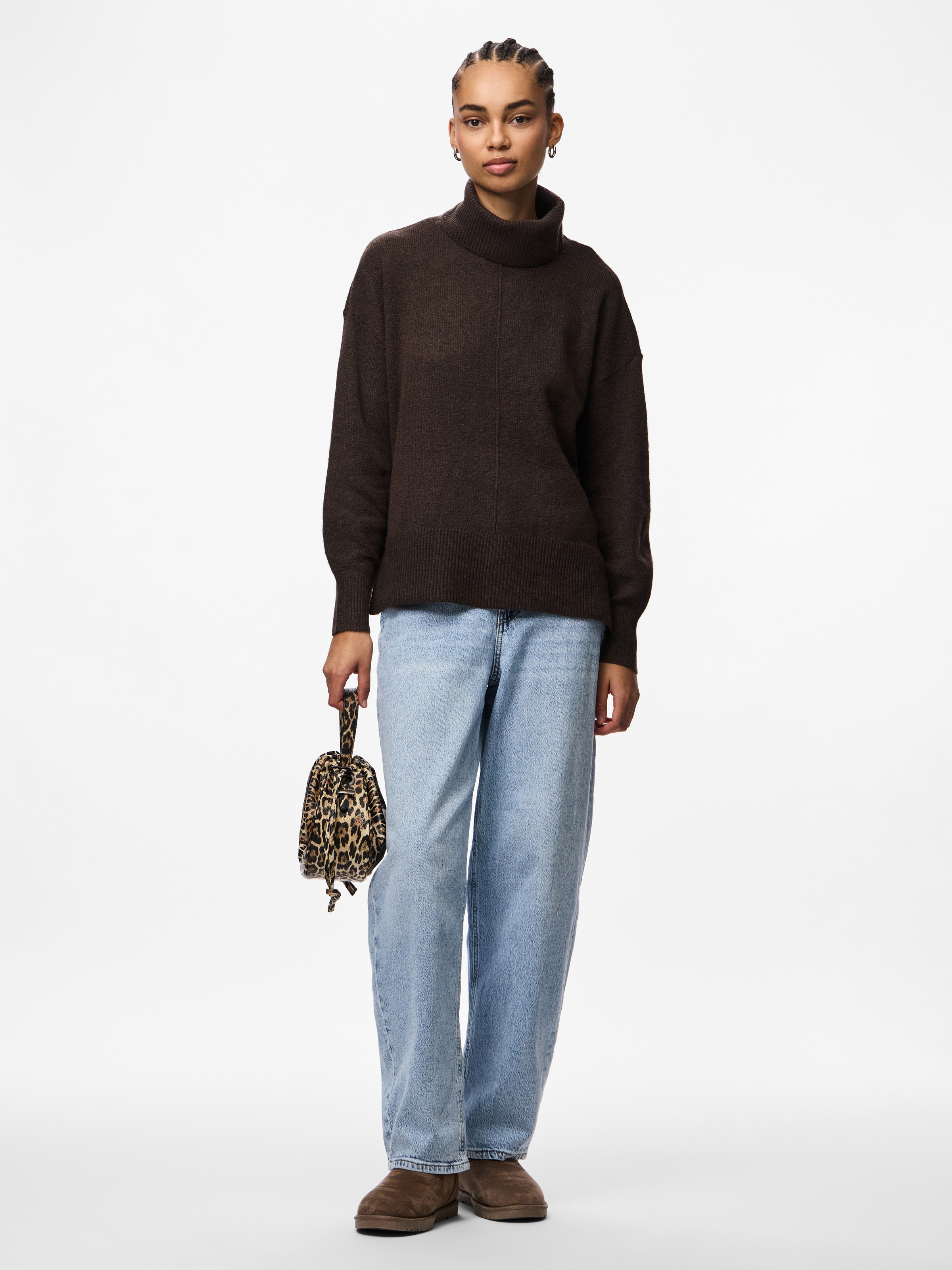 pieces Pull à col roulé »PCMALOU LS ROLLNECK KNIT NOOS BC«