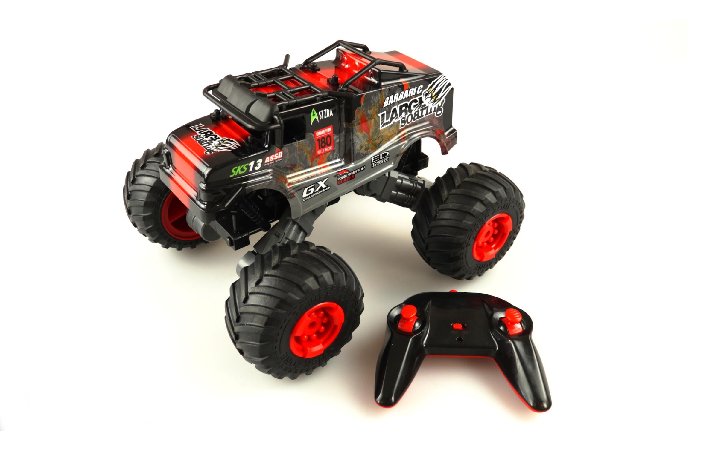 Amewi RC-LKW »Monster Truck Crazy SXS13 Rot, RTR«