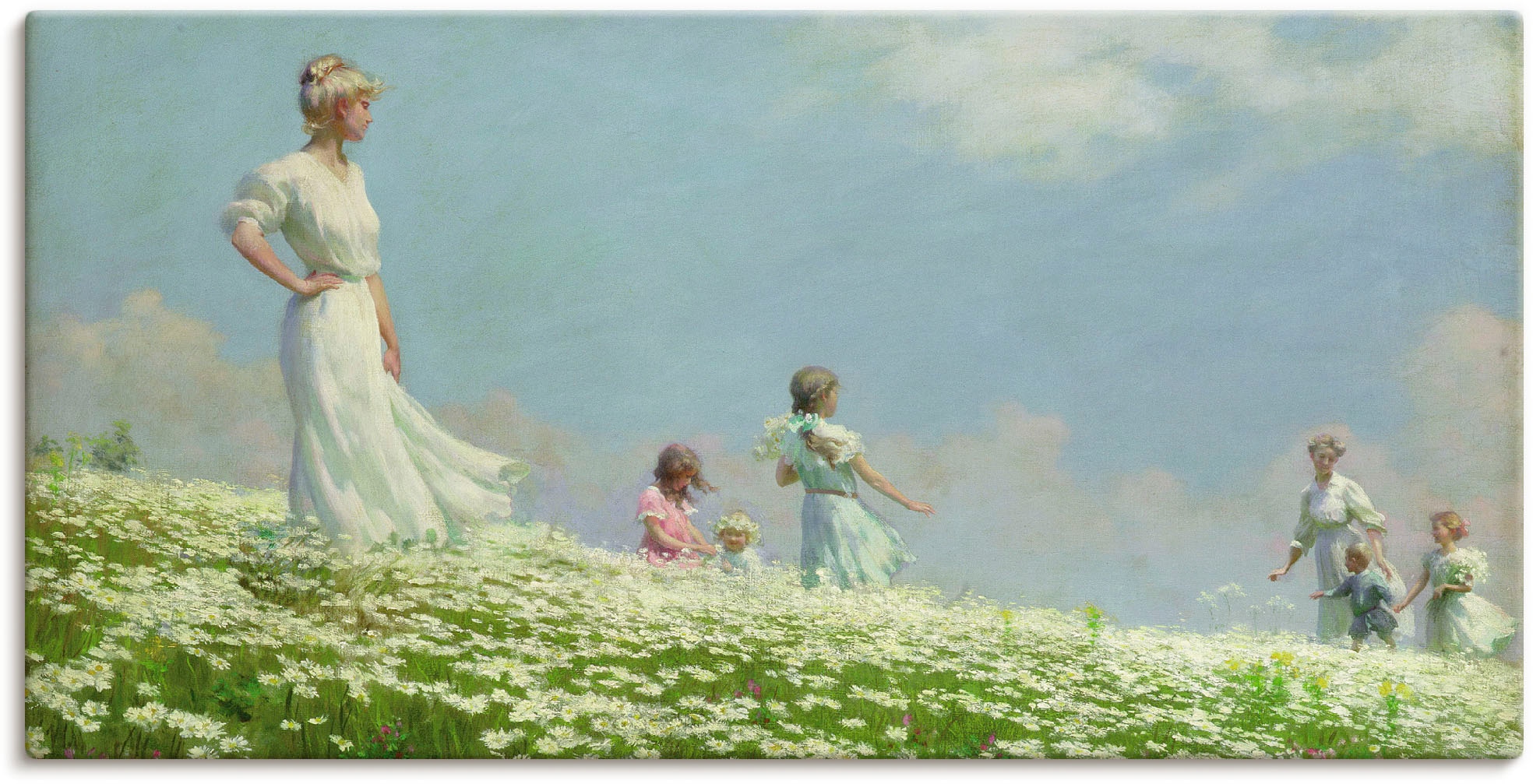 Image of Artland Wandbild "Sommer. 1906" Gruppen & Familien 1 Stk. tlg. als Leinwandbild, Poster in verschied. Grössen
