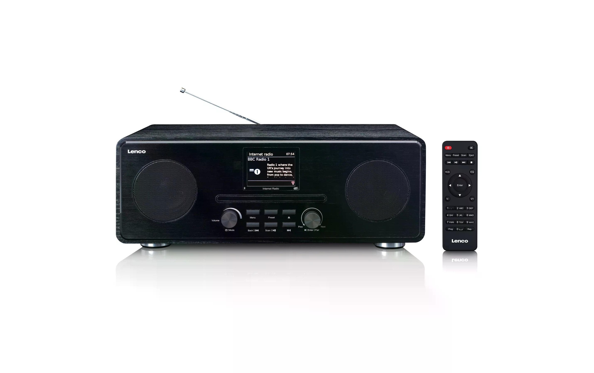 Lenco Internet-Radio »DIR-260BK«, (Digitalradio (DAB+)-FM-Tuner-Internetradio)