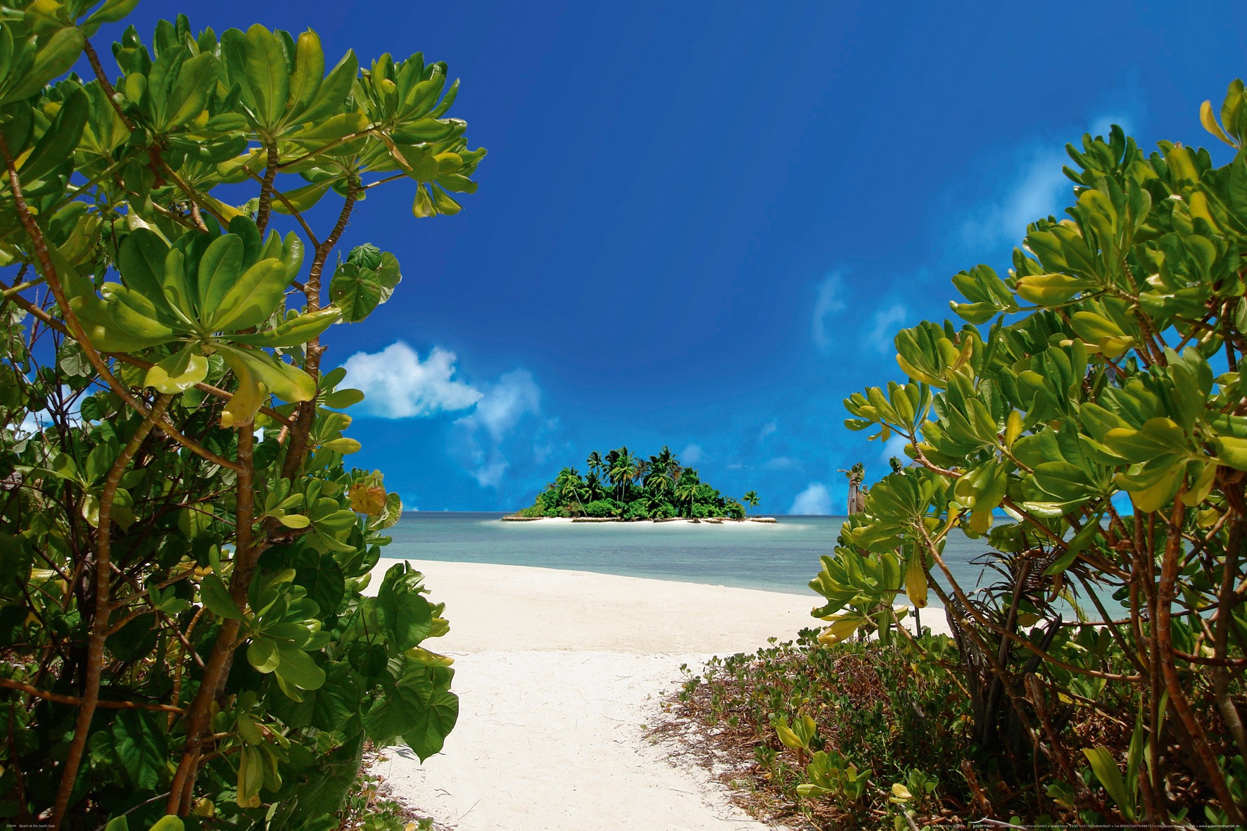 Image of Papermoon Fototapete »Island«, matt, BlueBack, 7 Bahnen, 350 x 260 cm bei Ackermann Versand Schweiz