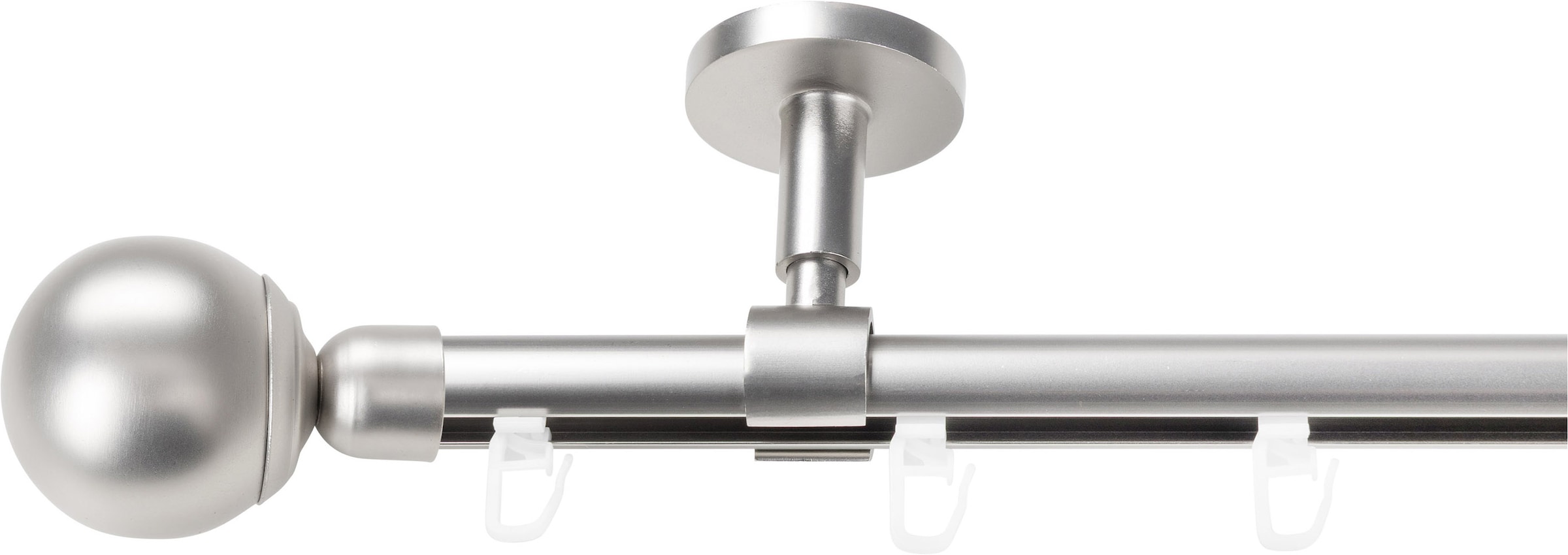 Image of SN DECO GROUP Gardinenstange "Gardinenstange Innenlauf Reims Ø 19 mm, 1-läufig, Fixmass, verschraubt" Ø 19 mm Fixmass;kürzbar