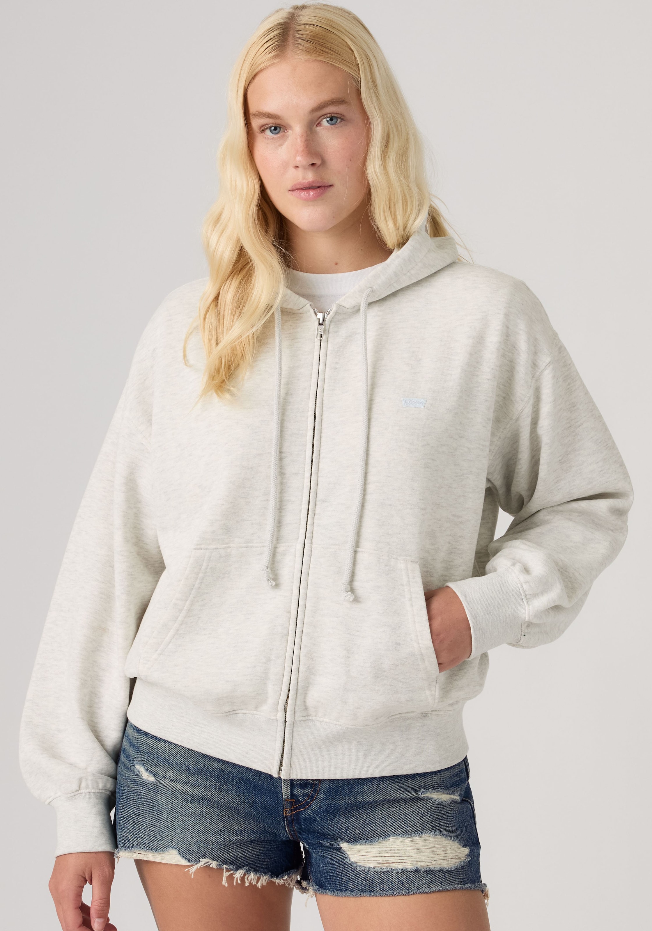 Image of Levis Hoodie "EVERYDAY FULL ZIP HOODIE SWEATSHIRT", mit Logo Stickerei