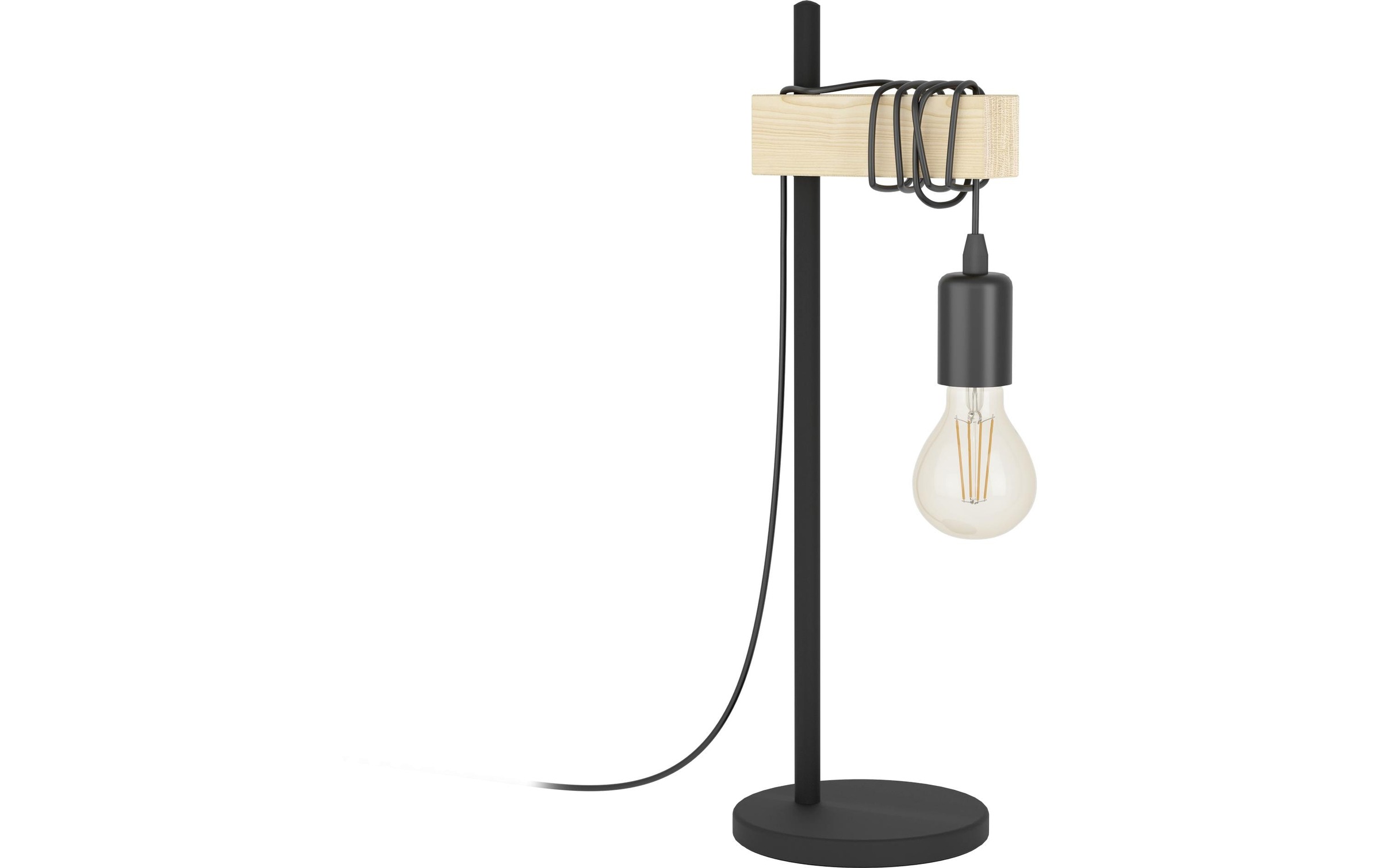 Image of EGLO LED Tischleuchte "TOWNSHEND exkl E27 1x10W" E27 Holzart: Kiefer (Neuseeland)