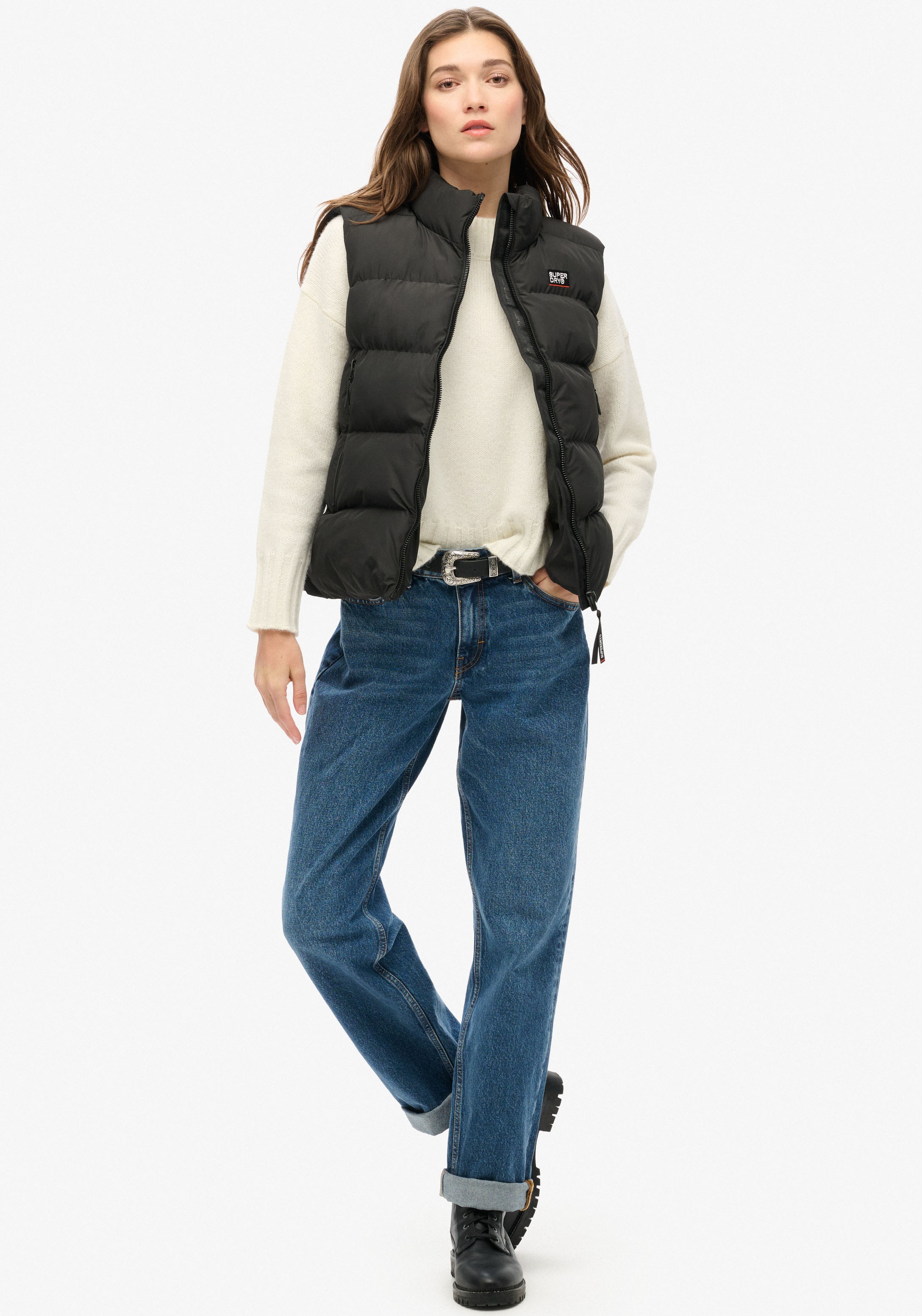 Superdry Steppweste »SPORTS PUFFER GILET«