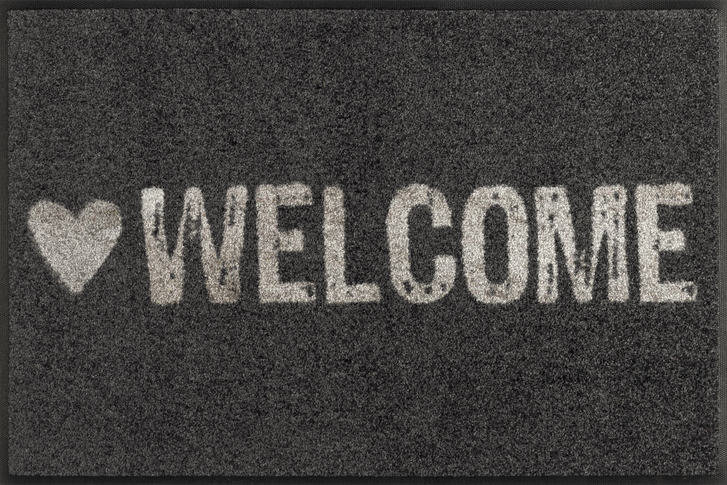 Image of wash+dry by Kleen-Tex Fussmatte "Warmly Welcome" rechteckig 7 mm Höhe