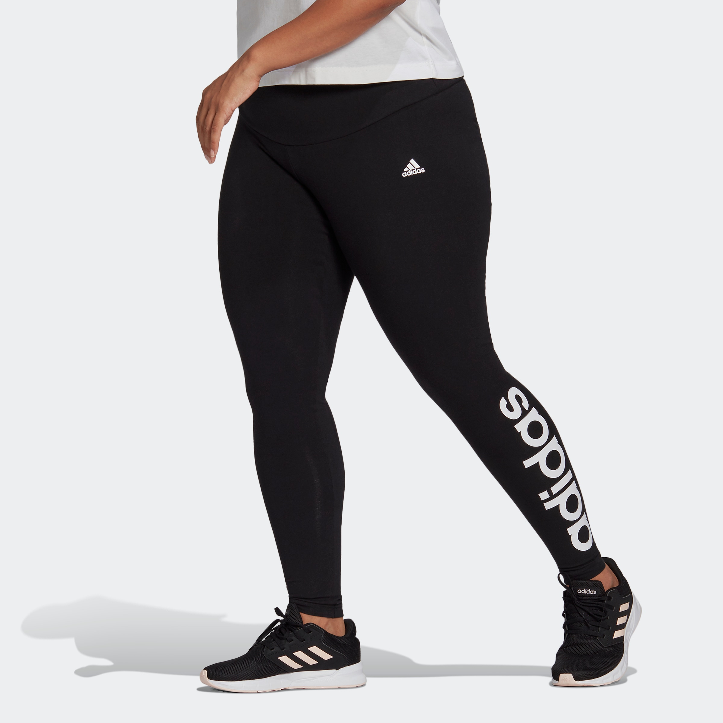 Image of adidas Performance Leggings »ESSENTIALS HIGH-WAISTED LOGO – GROSSE GRÖSSEN« bei Ackermann Versand Schweiz