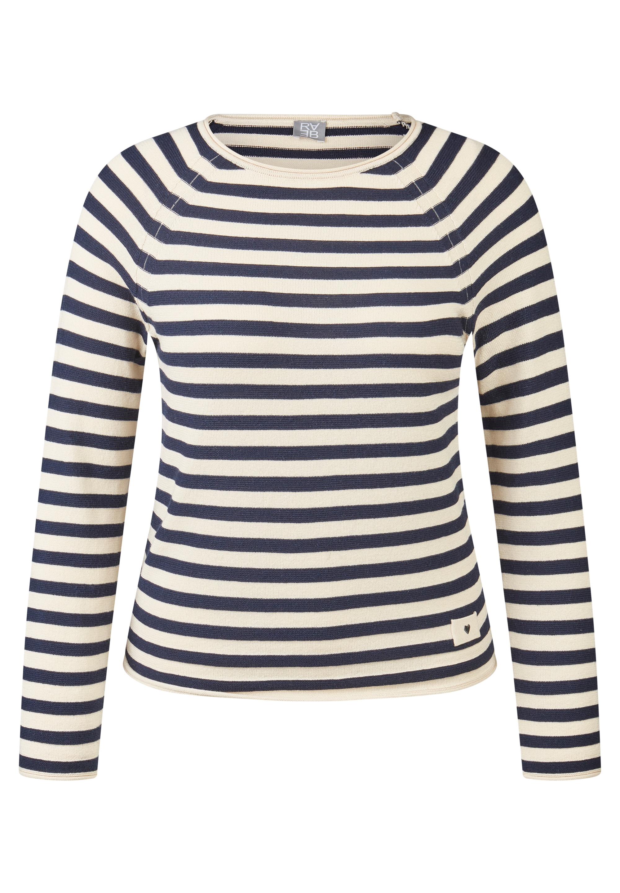 Rabe Pull en tricot avec motif rayures