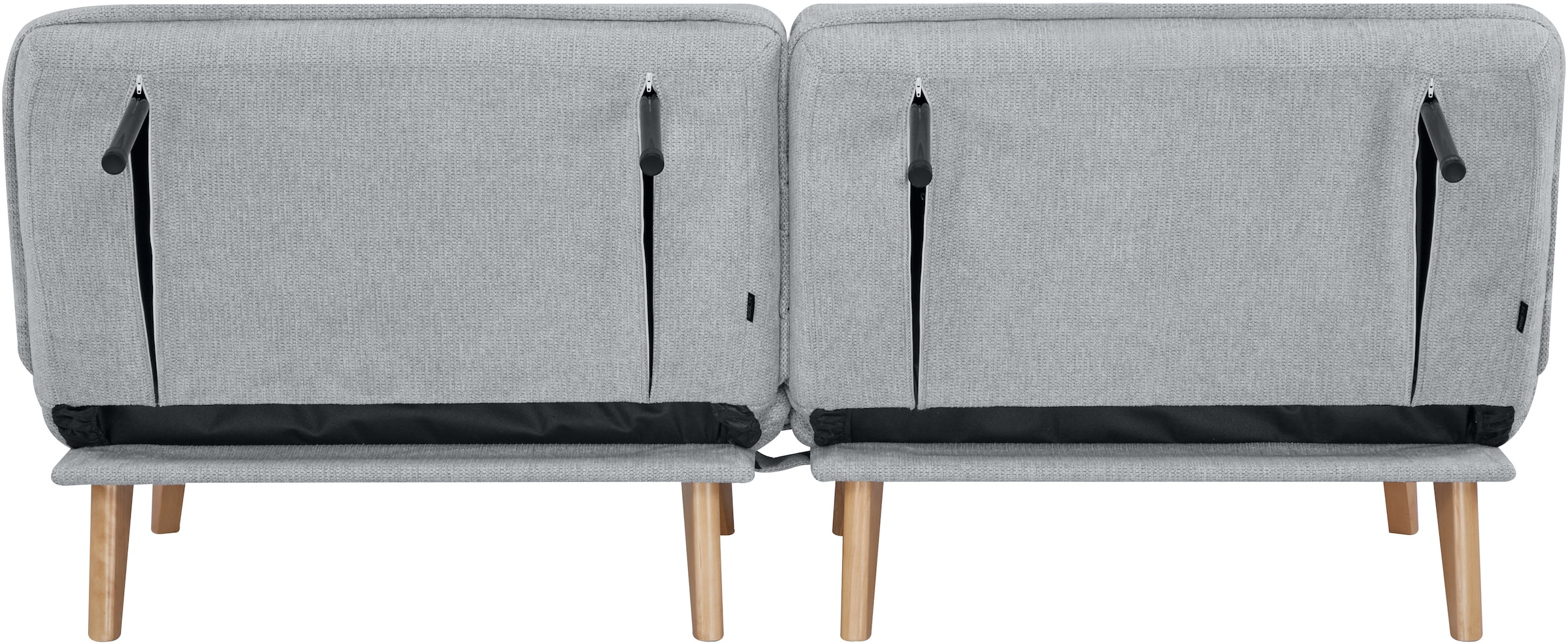 INOSIGN Sessel »DELANEY Schlafsofa, bestehend aus 2 Modulen, mit Schlaffunktion« Bettsofa, Schlafsessel, Klappsofa, erweiterbar, in Webstoff