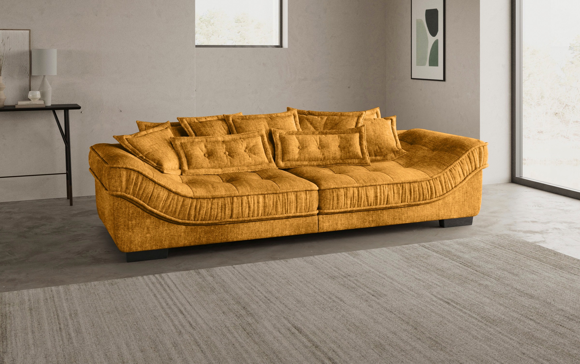 Mr. Couch Big-Sofa »Diwan II DuraFlex«, DuraFlex-Kaltschaumpolsterung, bis 140 kg, 4 Bezugsqualitäten