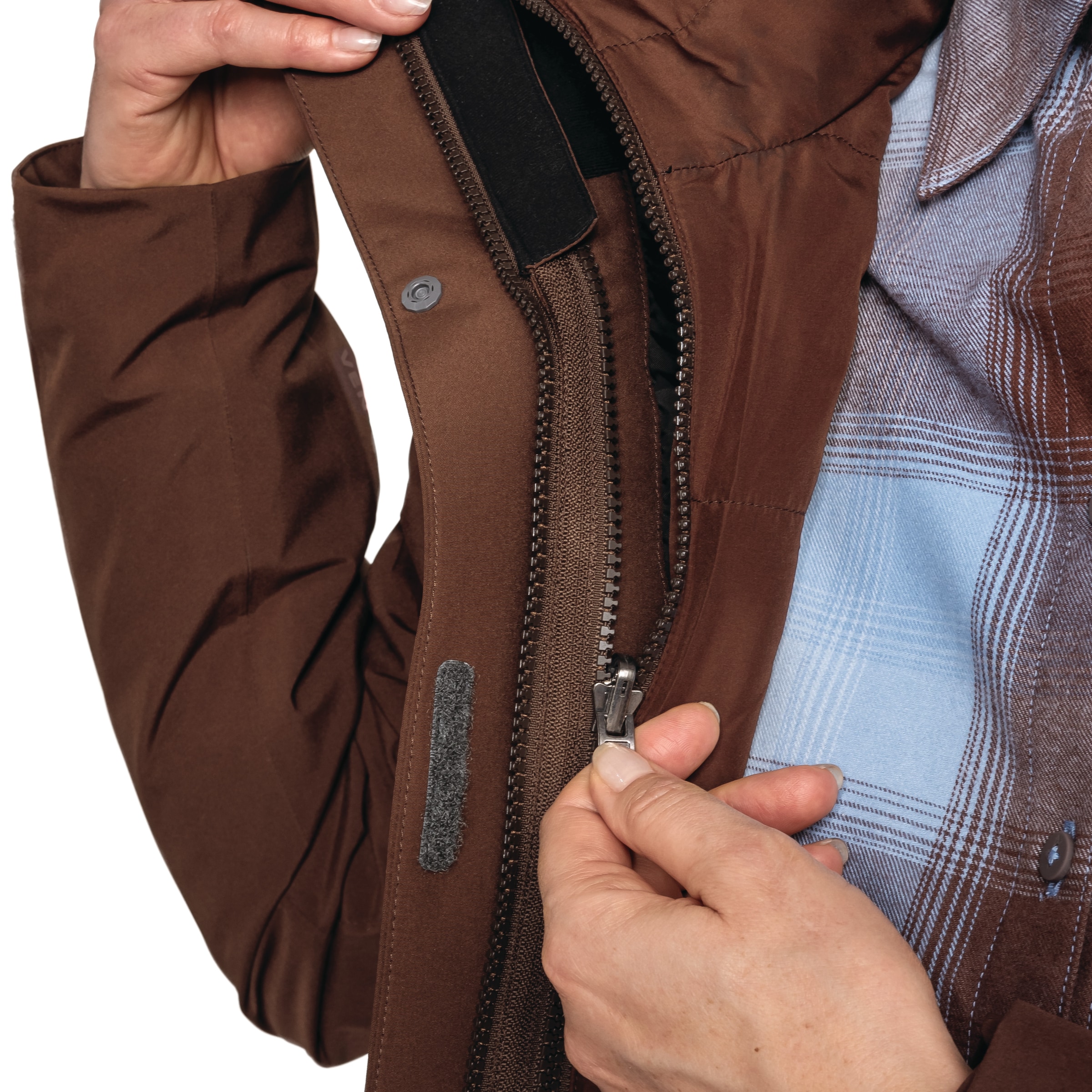 Schöffel Veste fonctionnelle 3 en 1 »3in1 Jacket Style Tamina WMS« Ensemble, 2 cuis tlg. avec capuche avec veste intérieure matelassée zippée, portable séparément