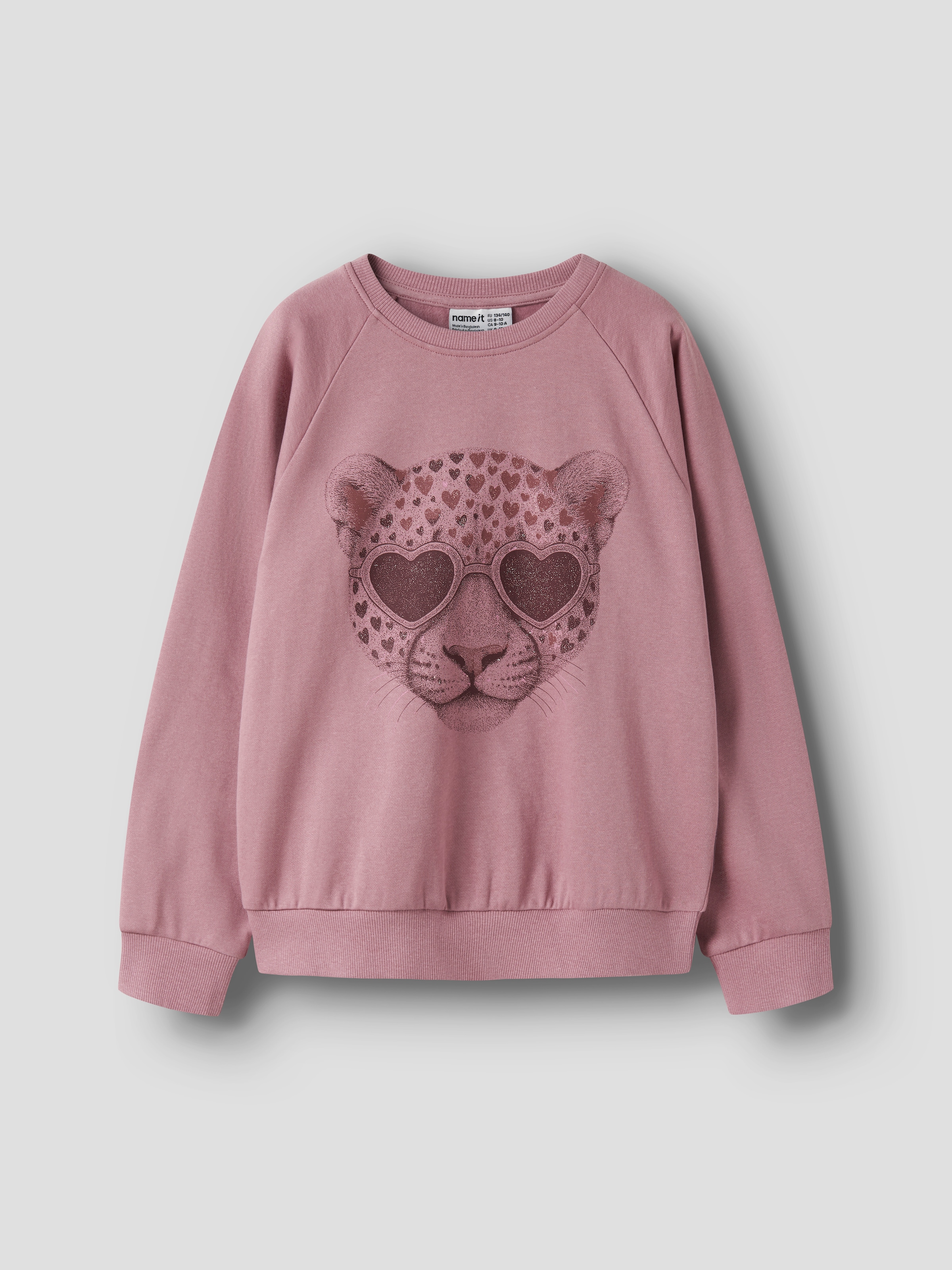 Name It Sweat-shirt »NKFVENUS LS NREG SWEAT BRU«, Baumwolle, regular fit, Print
