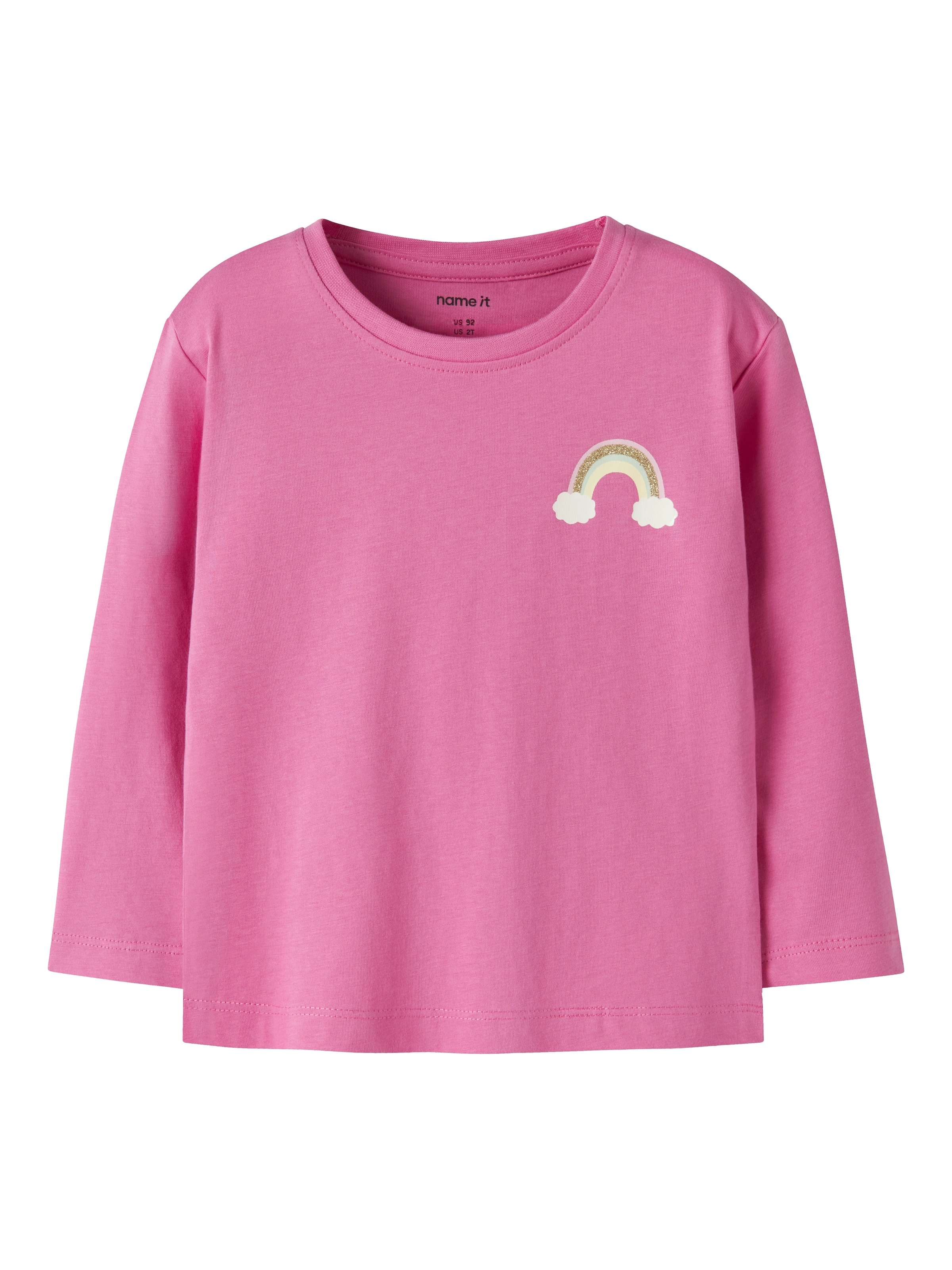 Image of Name It Langarmshirt "NMFVEEN LS NREG TOP" Baumwolle, regular fit