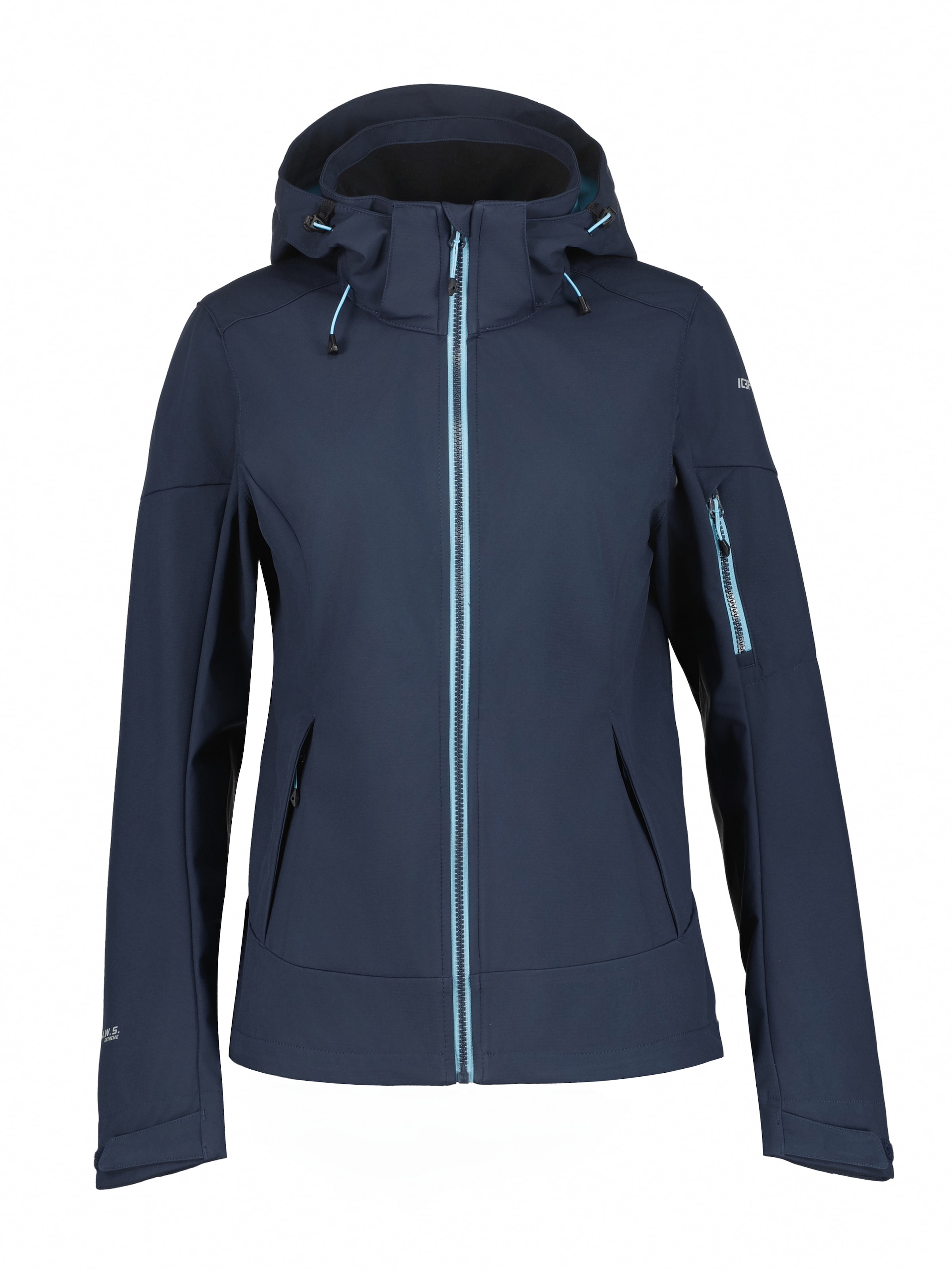 Icepeak Softshelljacke »D SOFTSHELLJACKE BATHGATE«, (1 St.), mit Kapuze, Wasserabweisend