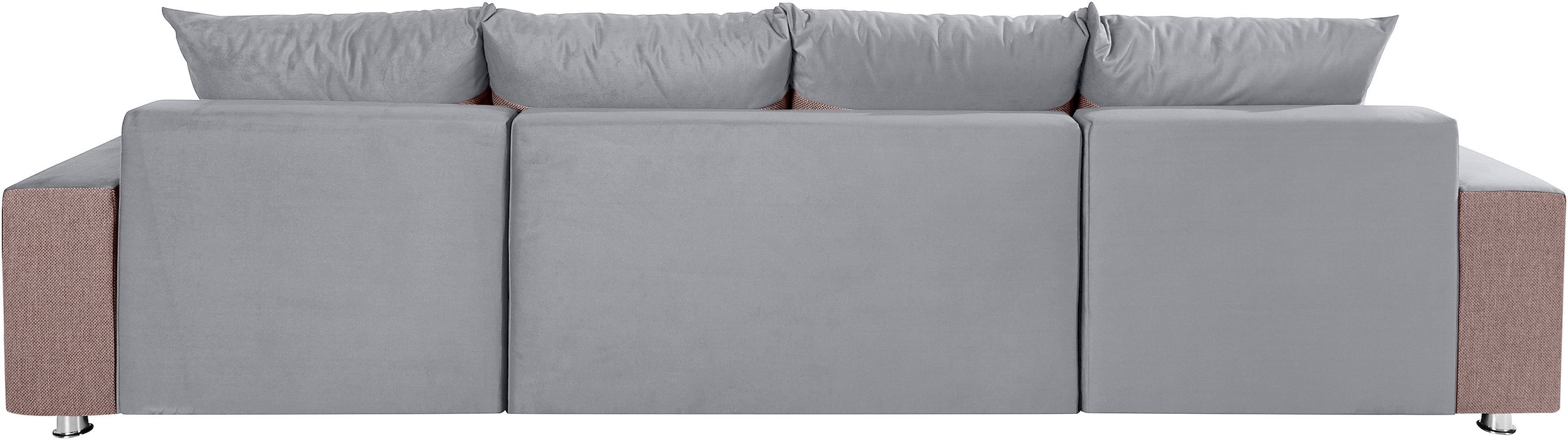 COLLECTION AB Wohnlandschaft »Antalya U-Form« mit Bettkasten und Bettfunktion, 2 Zierkissen inklusive