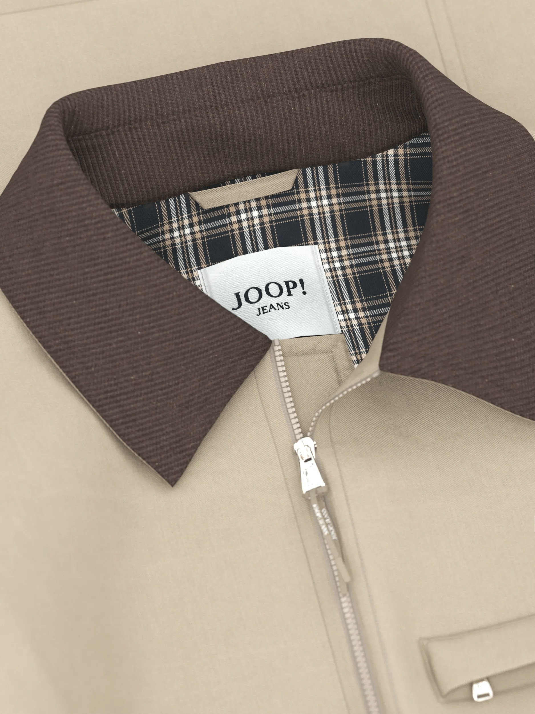 Joop Jeans Sommerjacke »Matok« ohne Kapuze Regular fit mit Umlegekragen