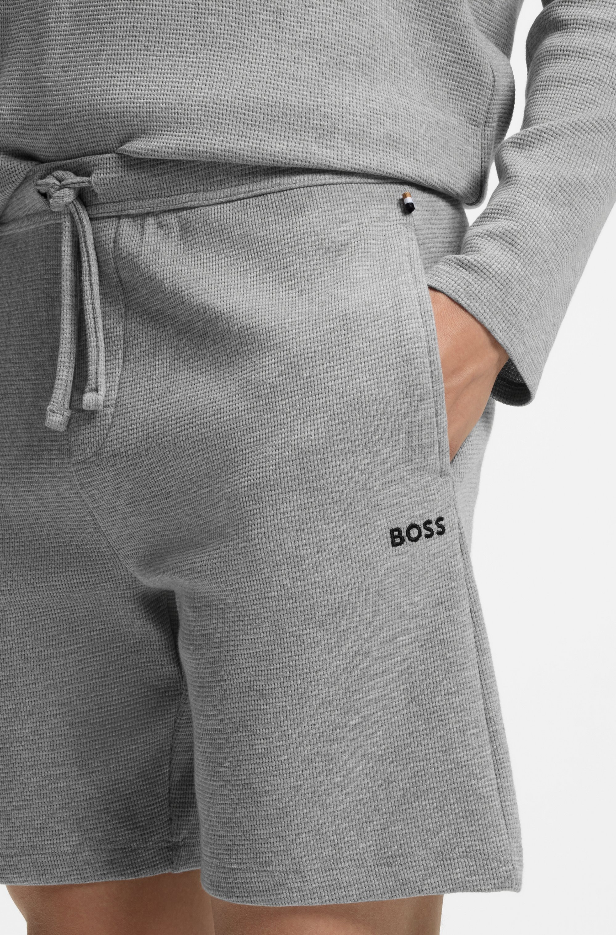 BOSS Shorts de pyjama »Waffle Shorts«