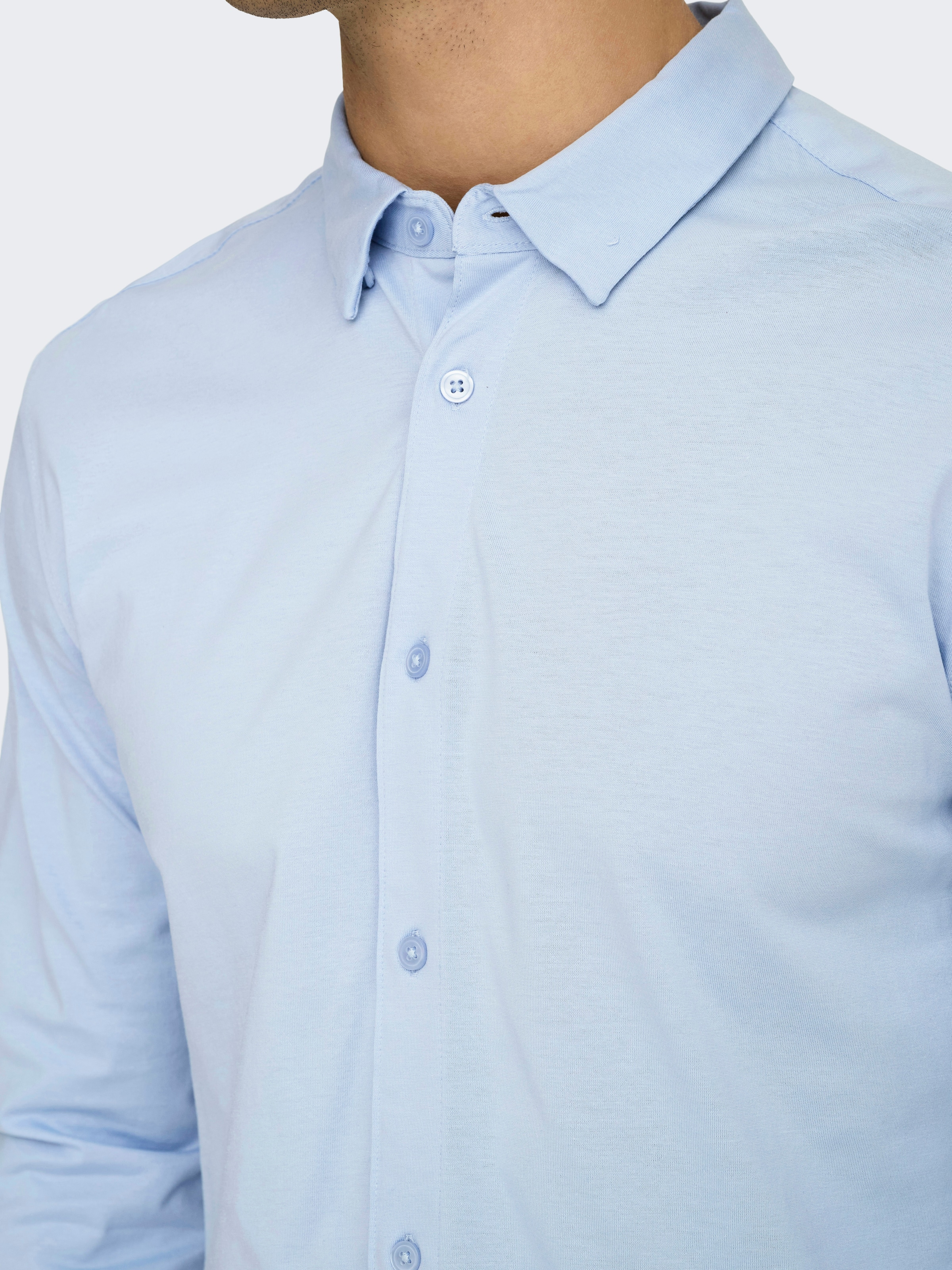 ONLY & SONS Langarmhemd »ONSROBIN B/U LS STRETCH SHIRT NOOS«