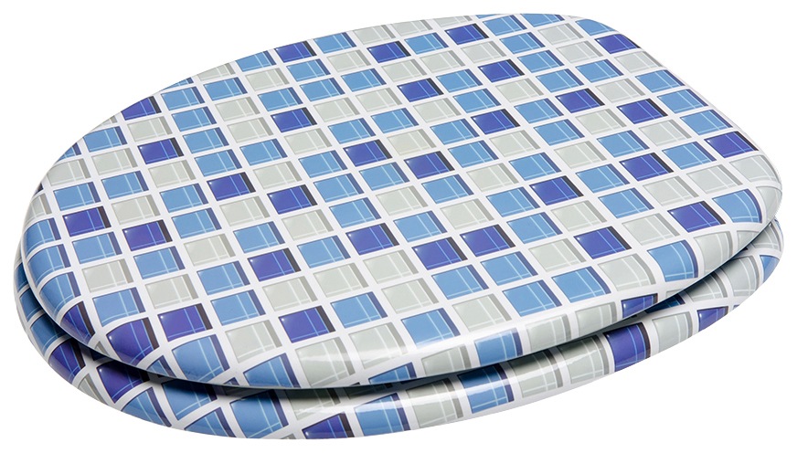 Sanilo WC-Sitz »Mosaik Blau« mit Absenkautomatik