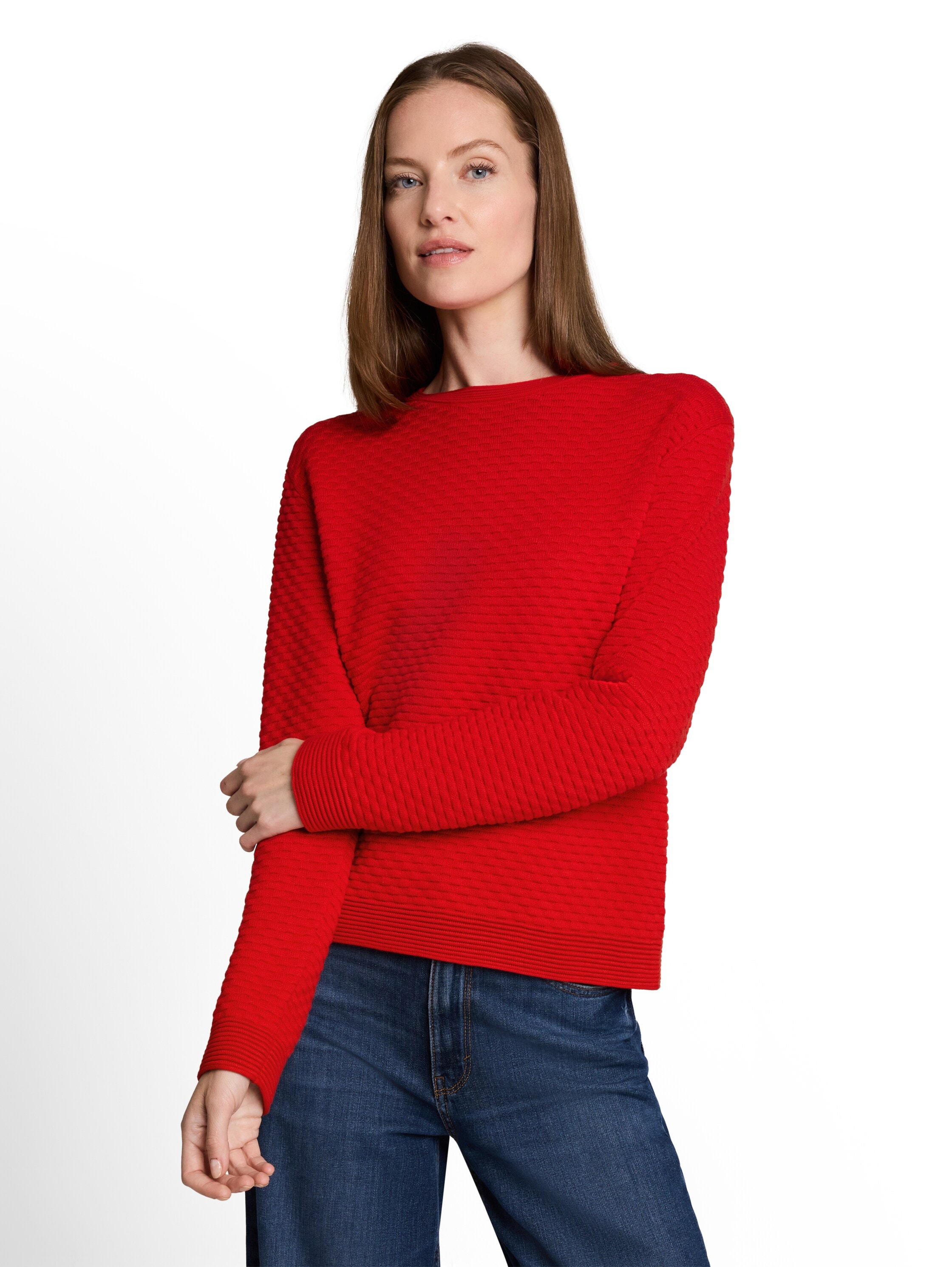 Image of TOM TAILOR Strickpullover "Regular" in feiner Struktur-Optik