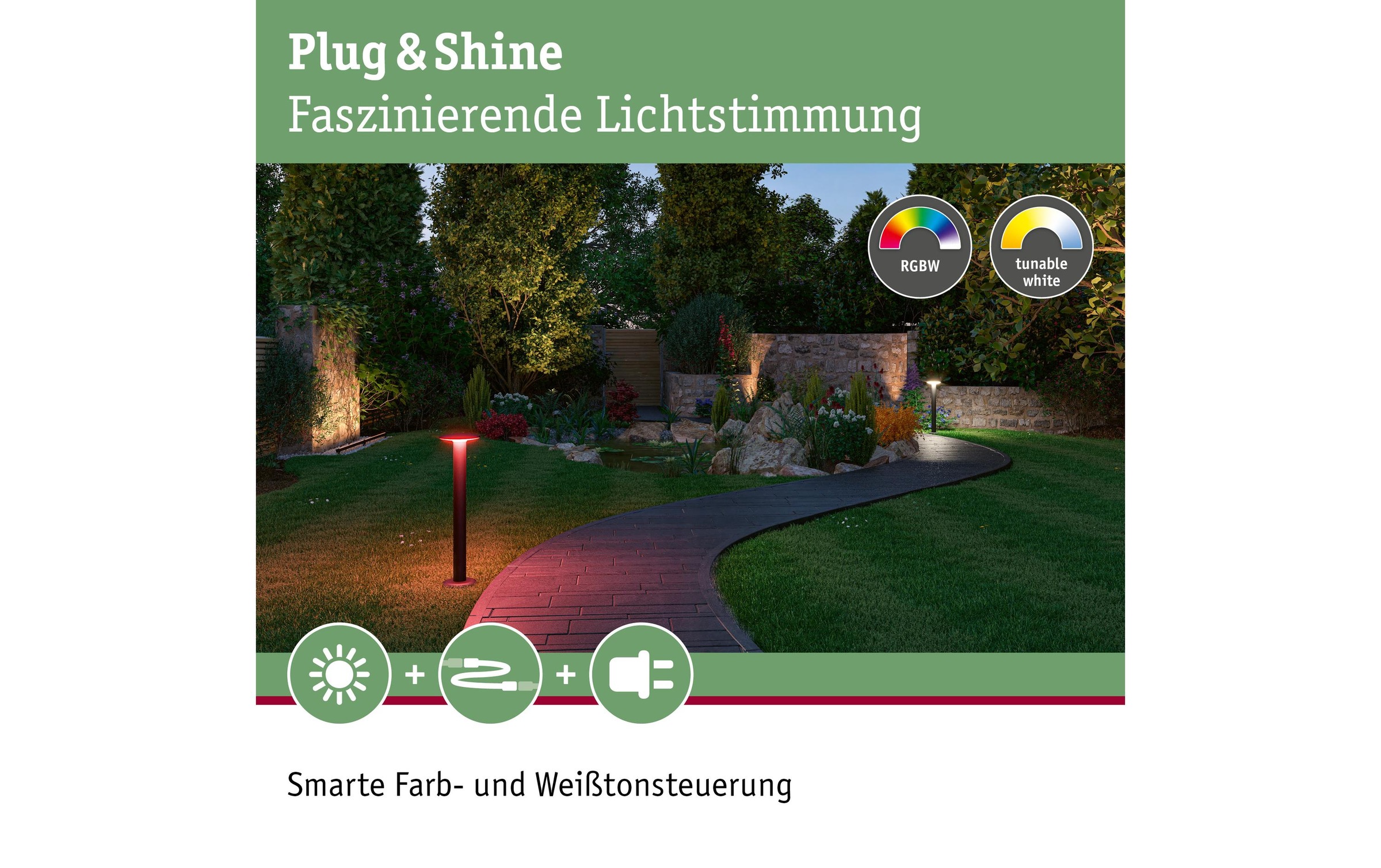Paulmann LED Sockelleuchte »Plug«