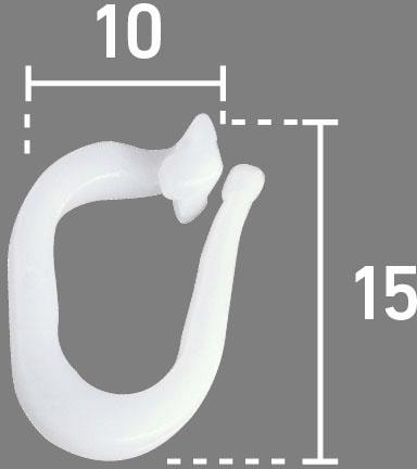 Good Life Faltenclip »Iva« für Raffrollos und Vorhänge