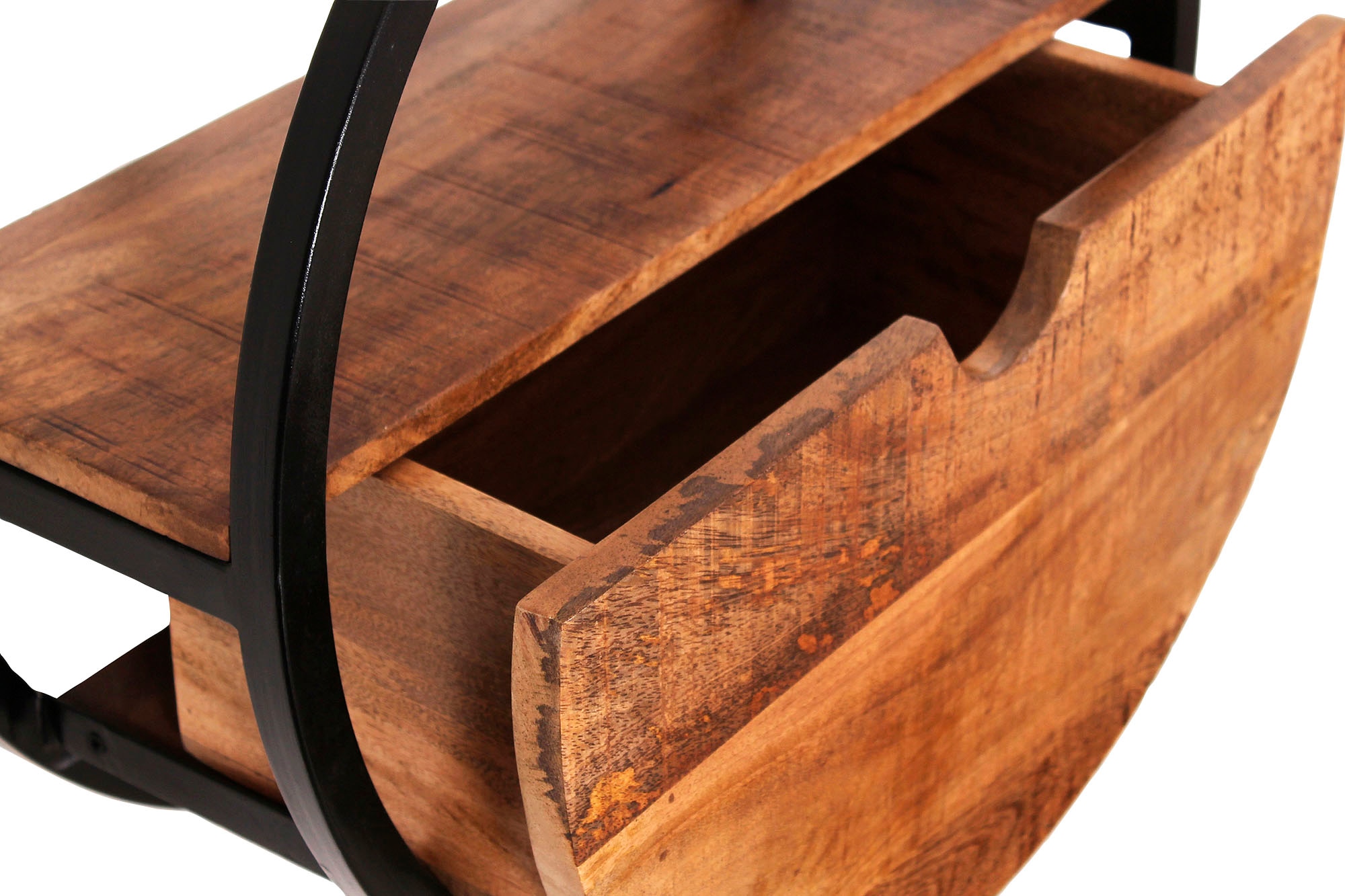 SIT Wandregal Mit Schublade aus Mangoholz