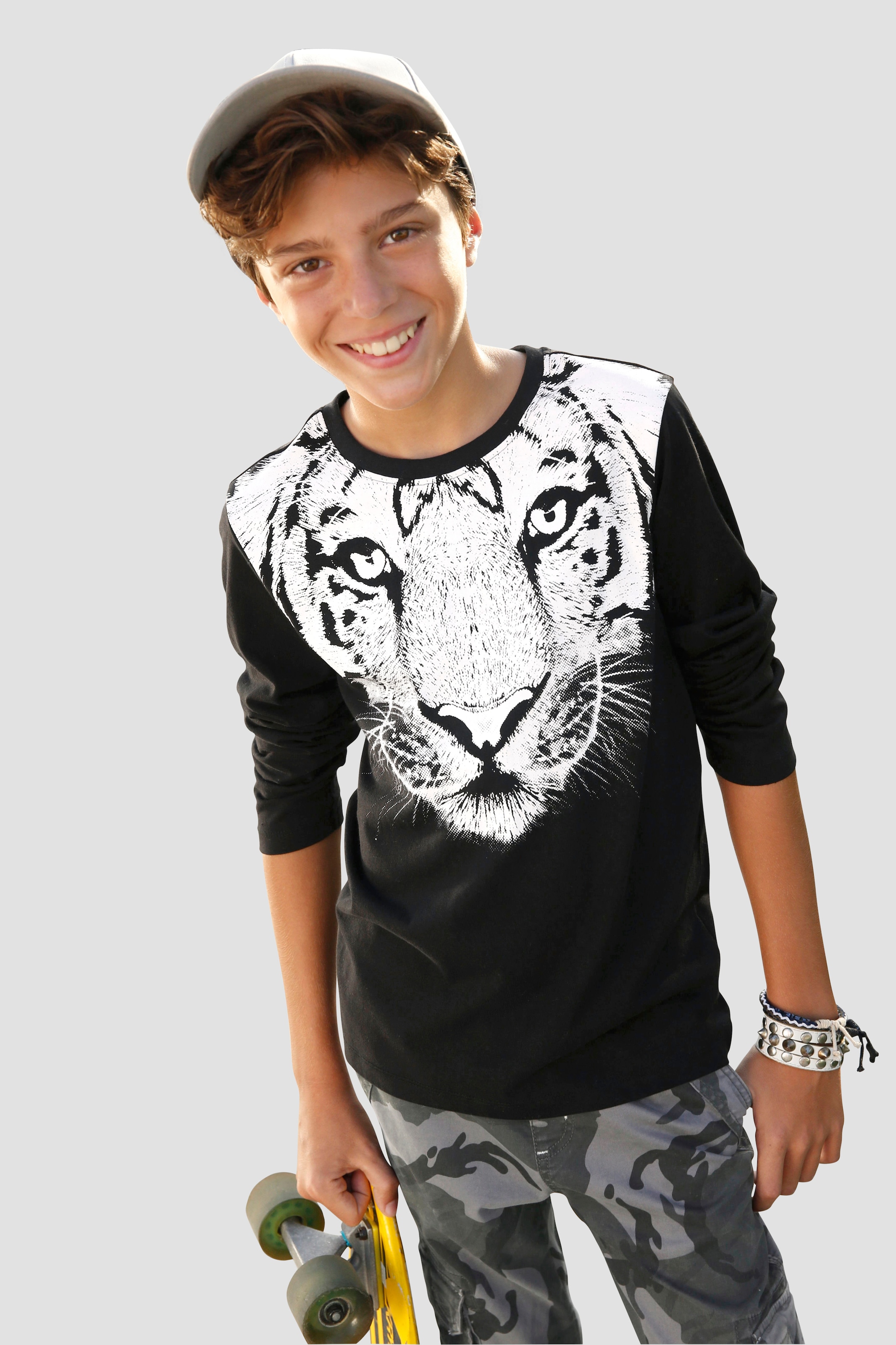 Image of KIDSWORLD Langarmshirt »WHITE TIGER« bei Ackermann Versand Schweiz
