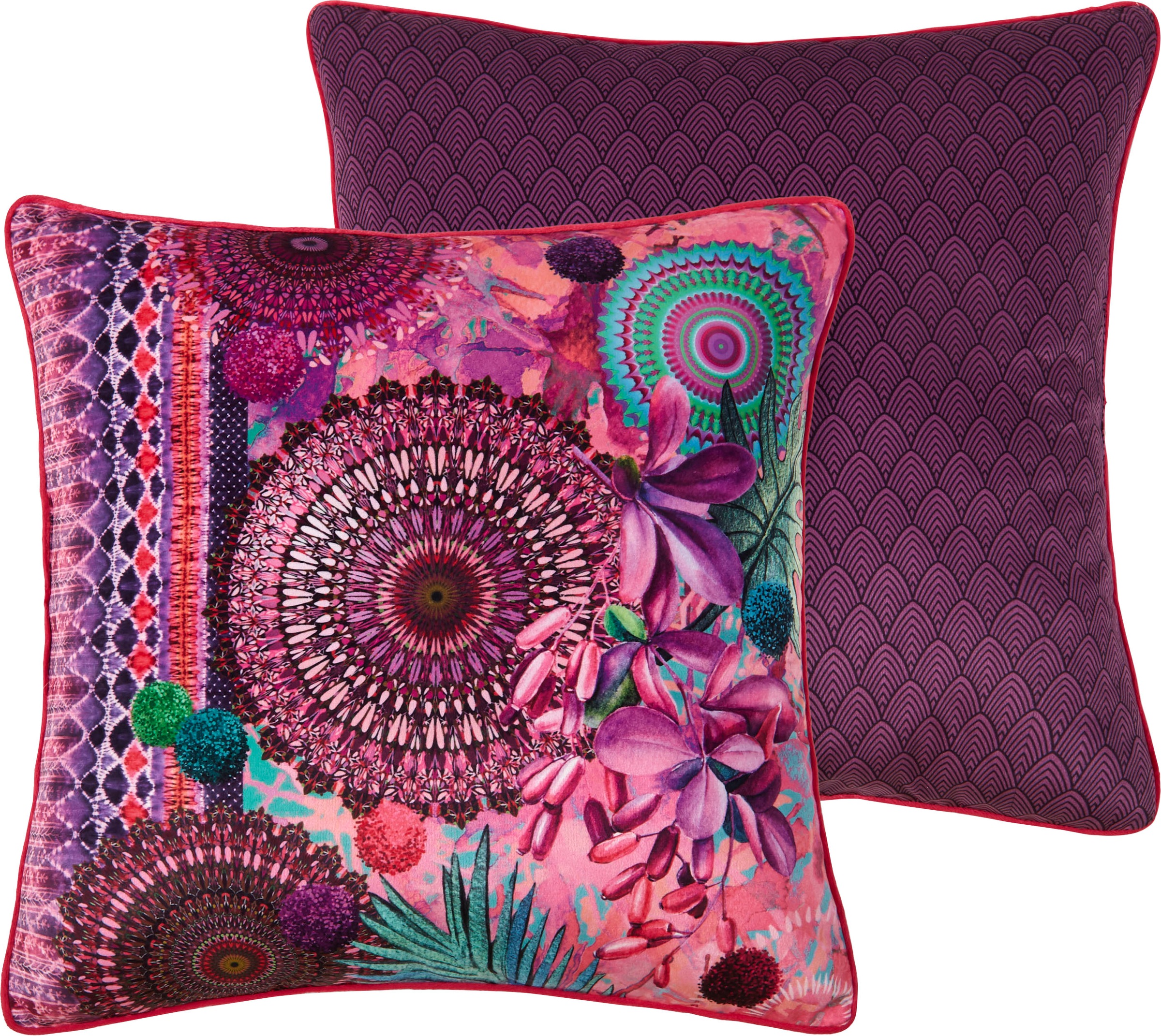 Image of hip Dekokissen »Esmae«, (1 St., 1 48x48 cm Dekokissen - Mit biese), Mandala bei Ackermann Versand Schweiz