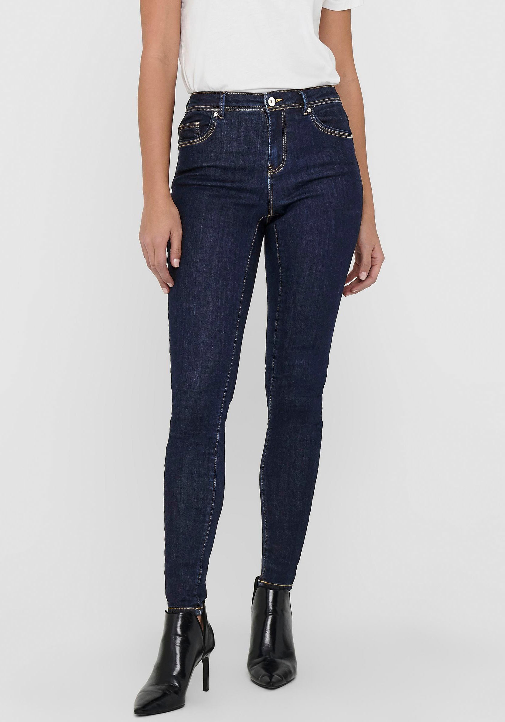 Image of Only Skinny-fit-Jeans »ONLWAUW LIFE MID SKINNY DNM« bei Ackermann Versand Schweiz