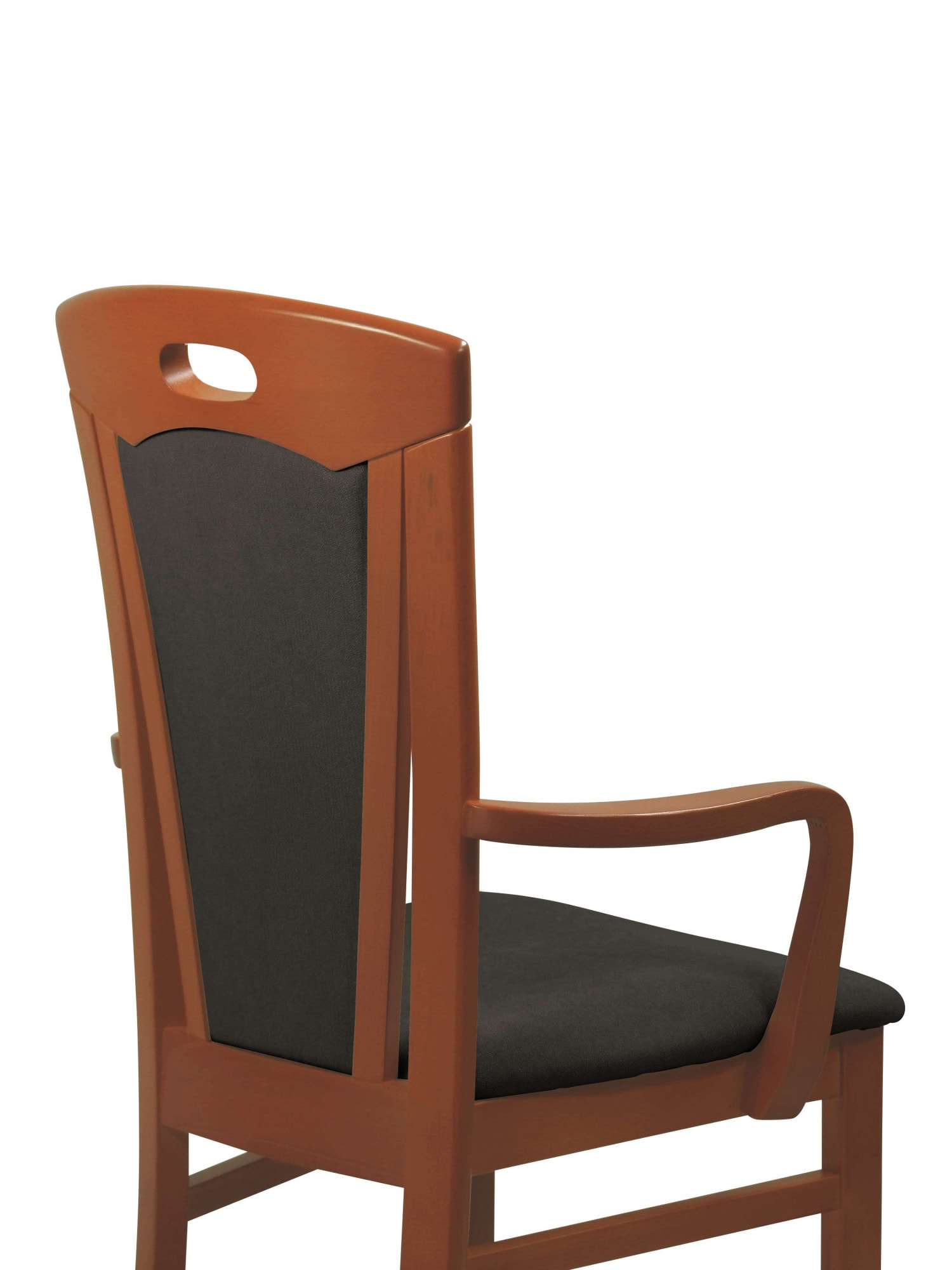 Home affaire Esszimmerstuhl »FERDI, Armlehnstuhl, Made in Italy, Massivholz« () 1 Stk.Bezug Feinstruktur (wasser-und fleckabweisend) oder Struktur