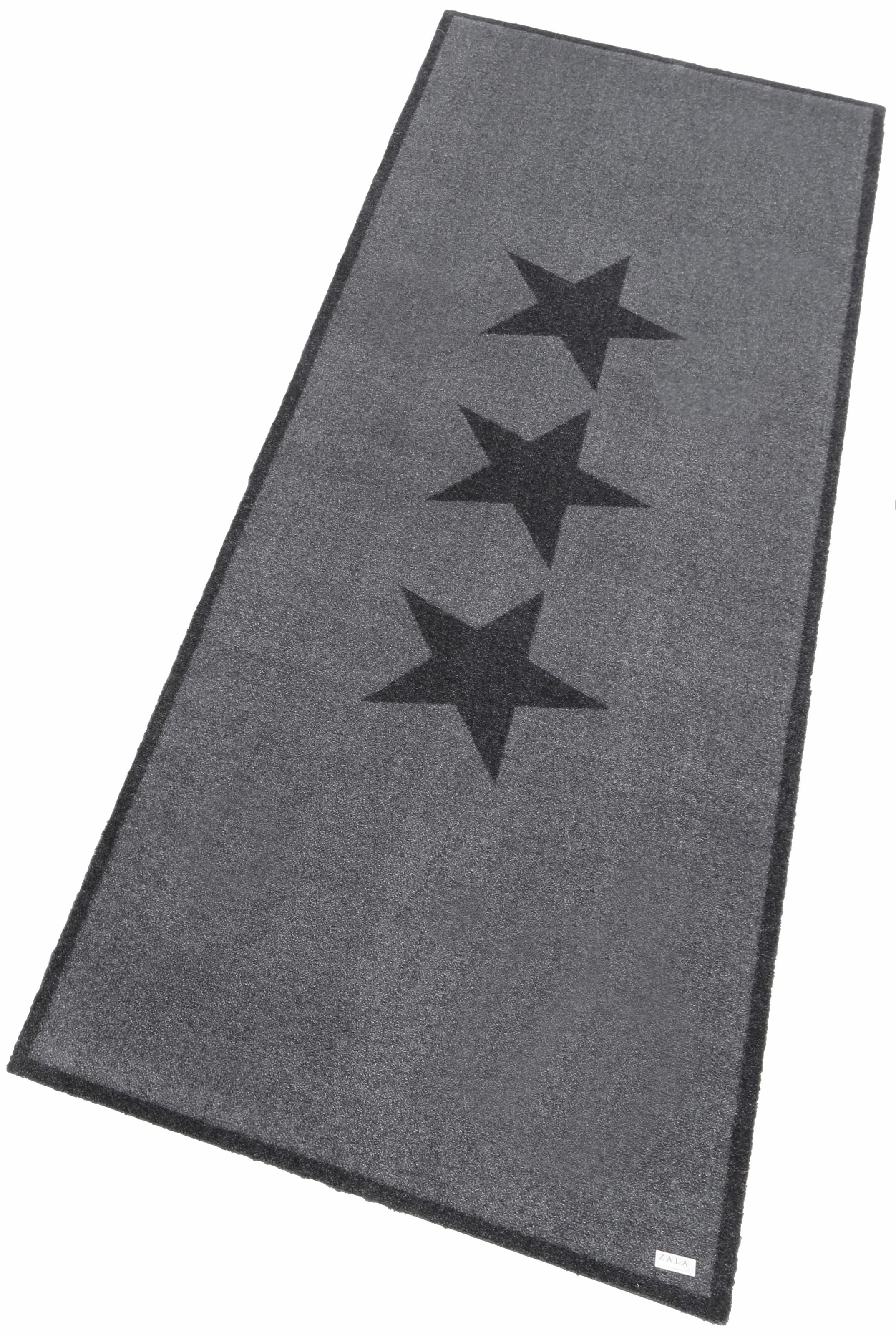 Image of Zala Living Läufer »Sterne«, rechteckig, 7 mm Höhe, Gemustert, Stars, Robust, Pflegeleicht, Eingangsbereich, Waschbar, Rutschhemmend bei Ackermann Versand Schweiz