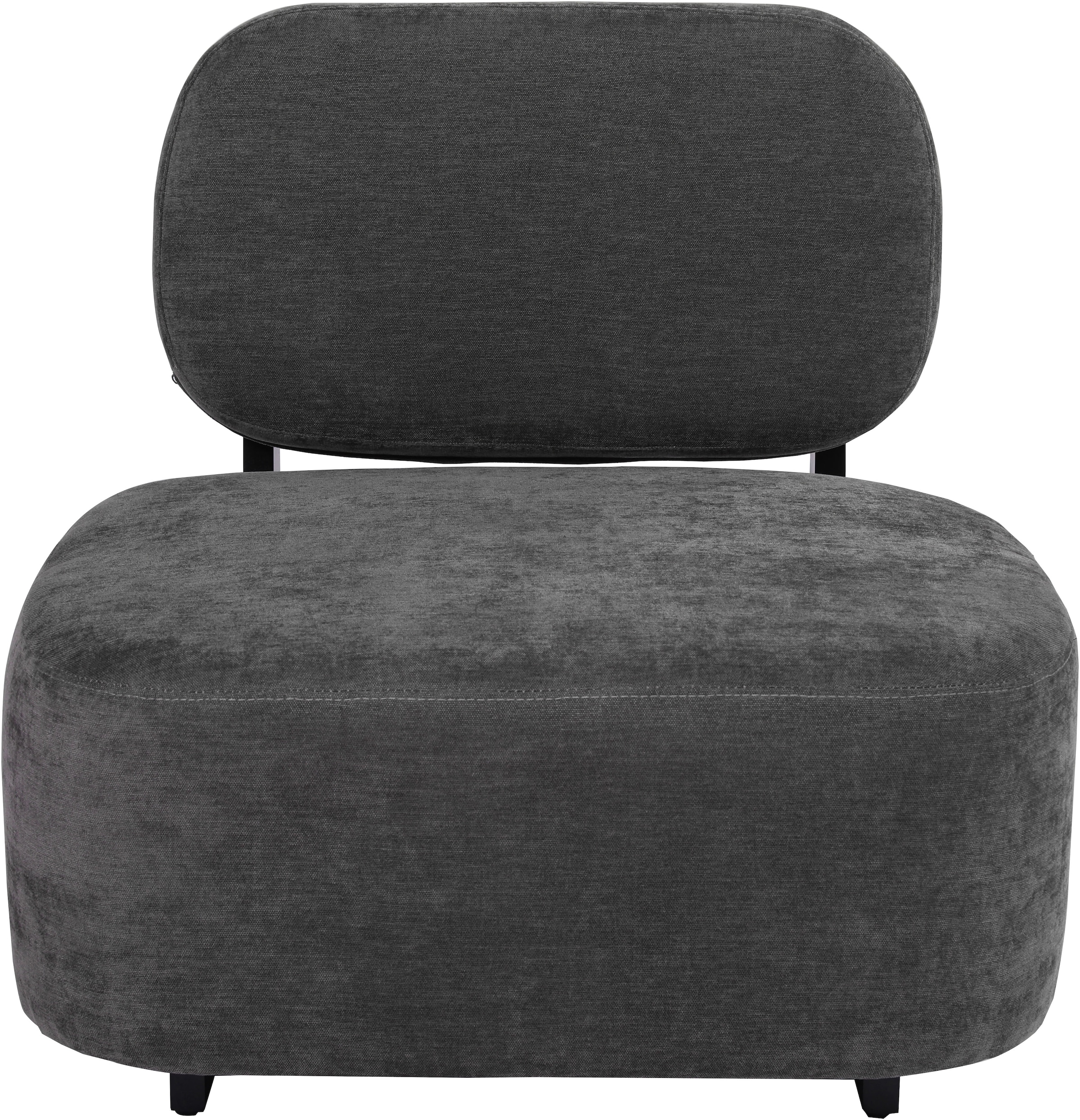Home affaire Fauteuil lounge »LIORAN Designsessel mit filigranem Holzgestell«