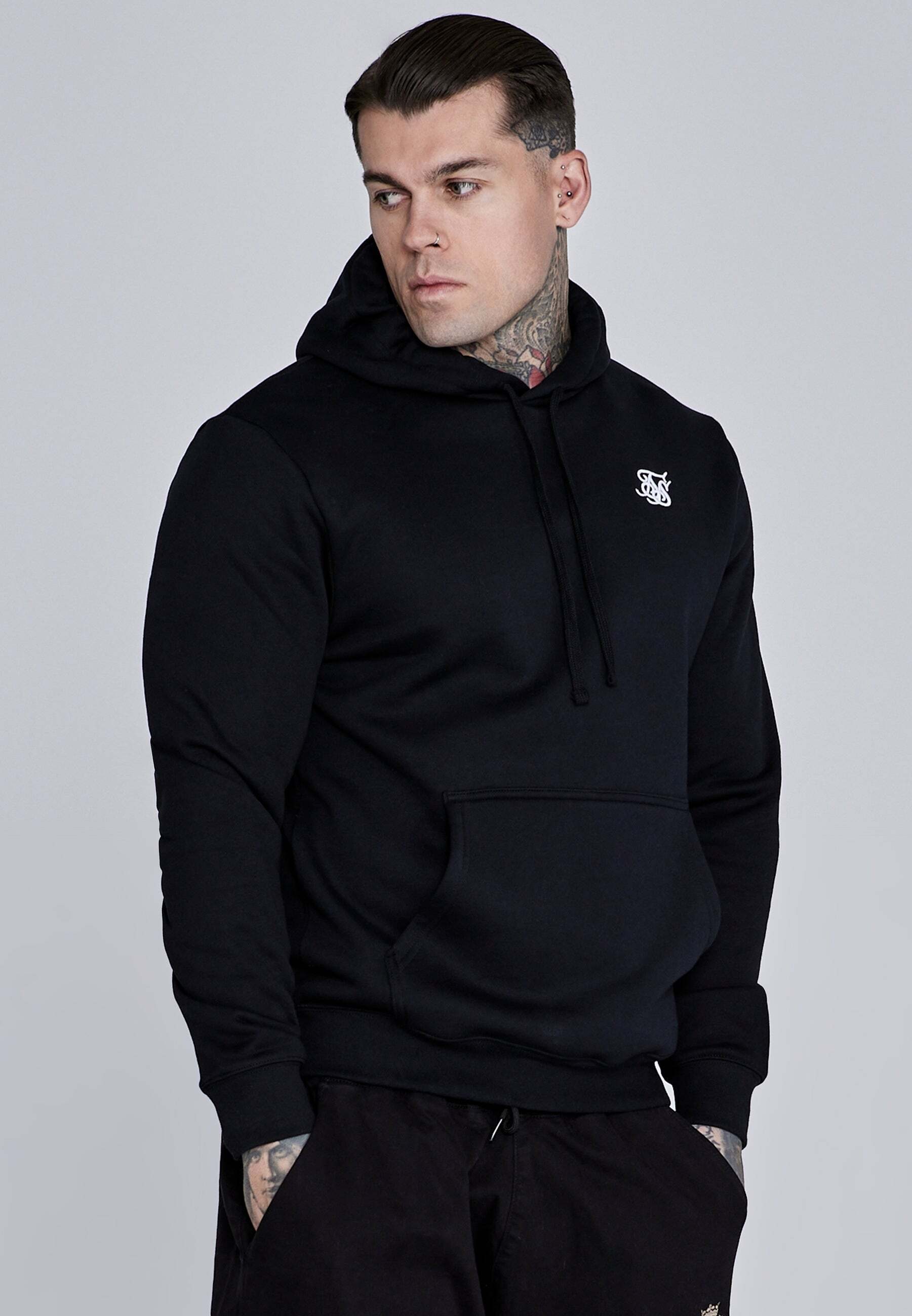Siksilk Pull à capuche »Siksilk Kapuzenpullover Essentials Hoodie«