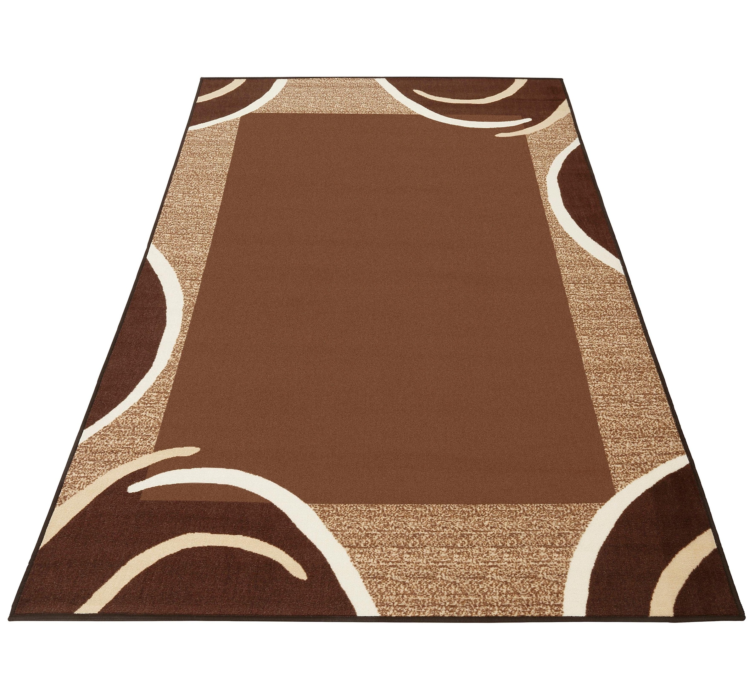 Image of THEKO Teppich »Loures«, rechteckig, 6 mm Höhe, Kurzflor, mit moderner Bordüre, ideal im Wohnzimmer & Schlafzimmer bei Ackermann Versand Schweiz