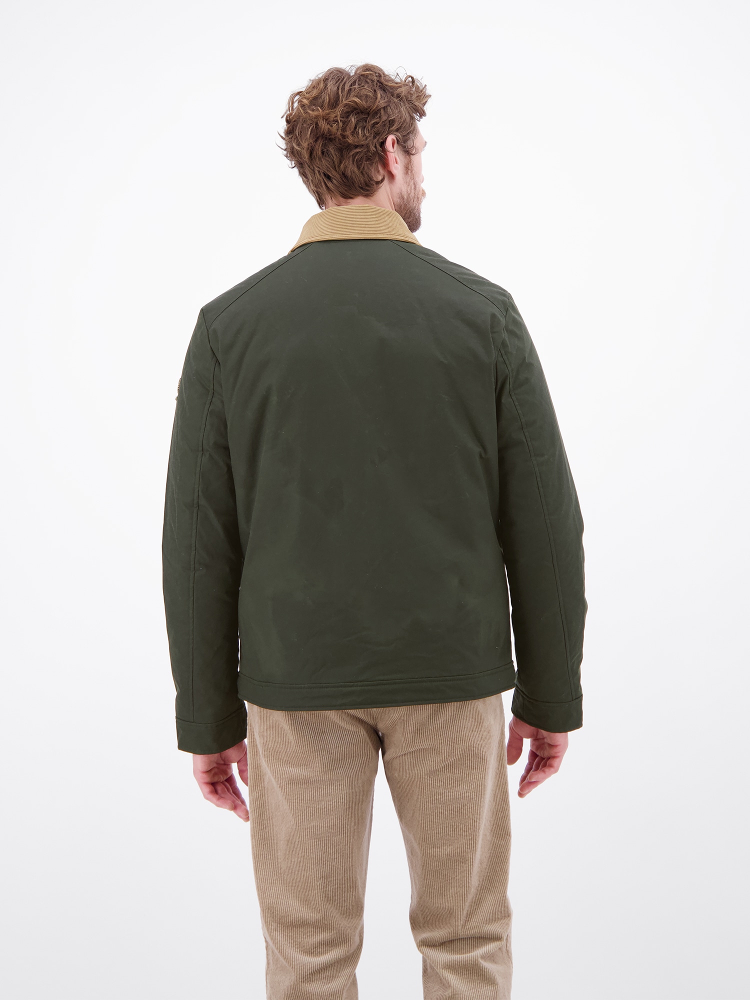 LERROS Blouson »Maskuliner Blouson aus hochwertiger, gewachster Baumwolle« ohne Kapuze