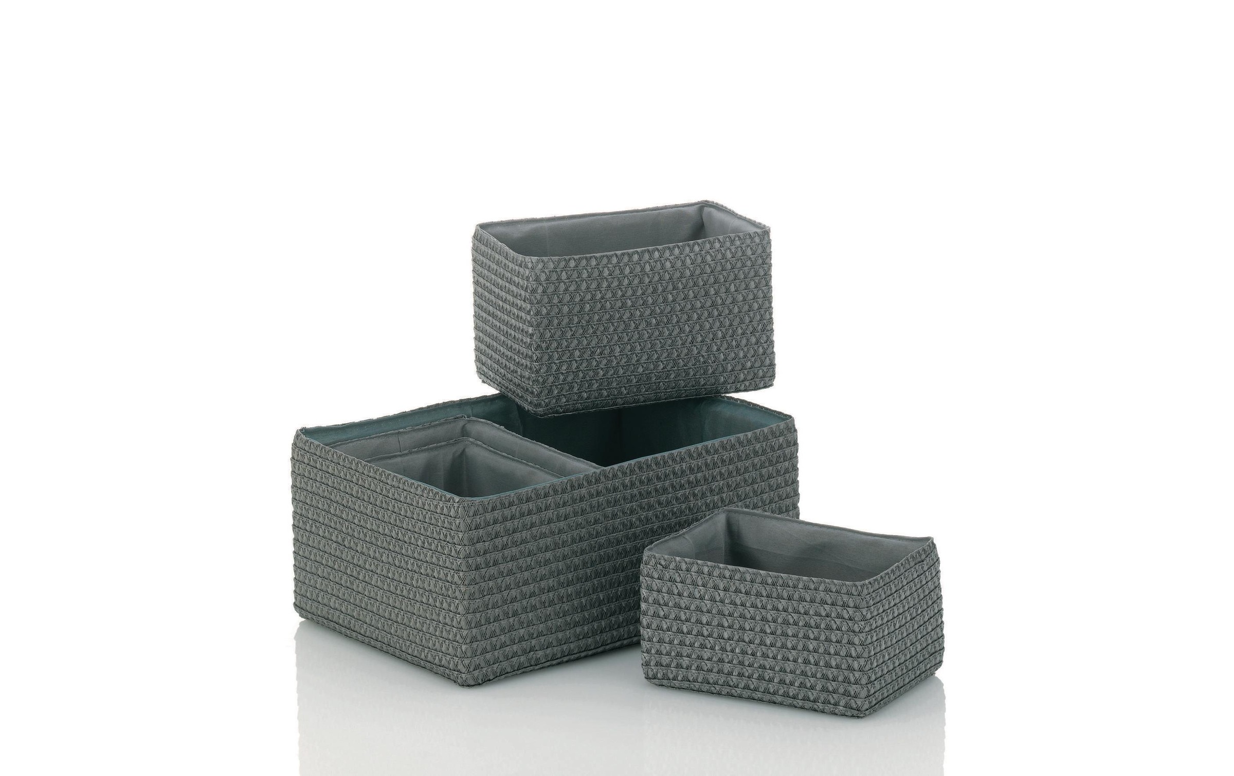 Image of kela Aufbewahrungskorb "Korb-Set Rimossa 5 teilig grau"